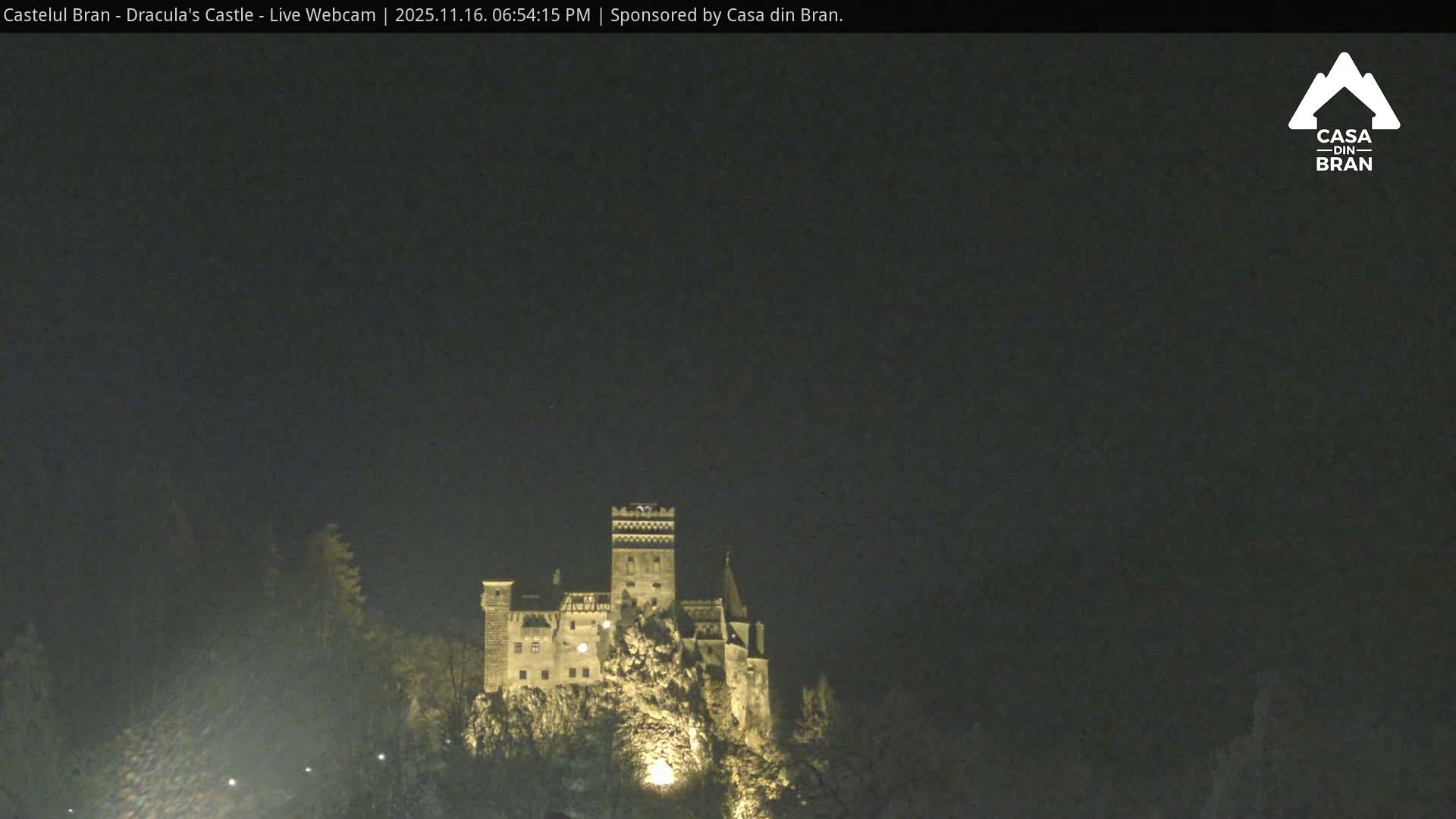 Bran, Dracula's Castle ( Castelul Bran) Live Cam - Bran, Braşov, Romania