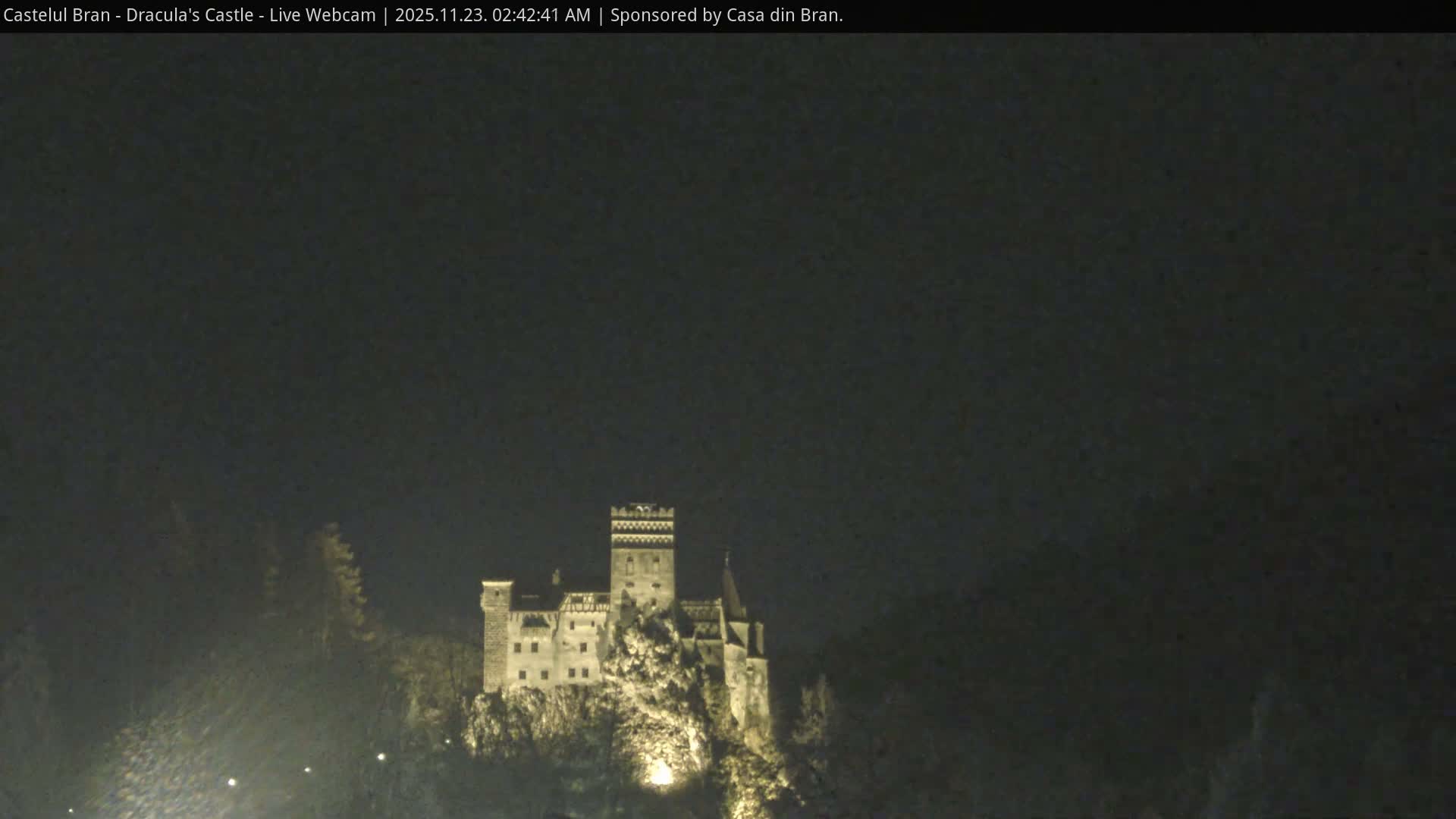 Bran, Dracula's Castle ( Castelul Bran) Live Cam - Bran, Braşov, Romania