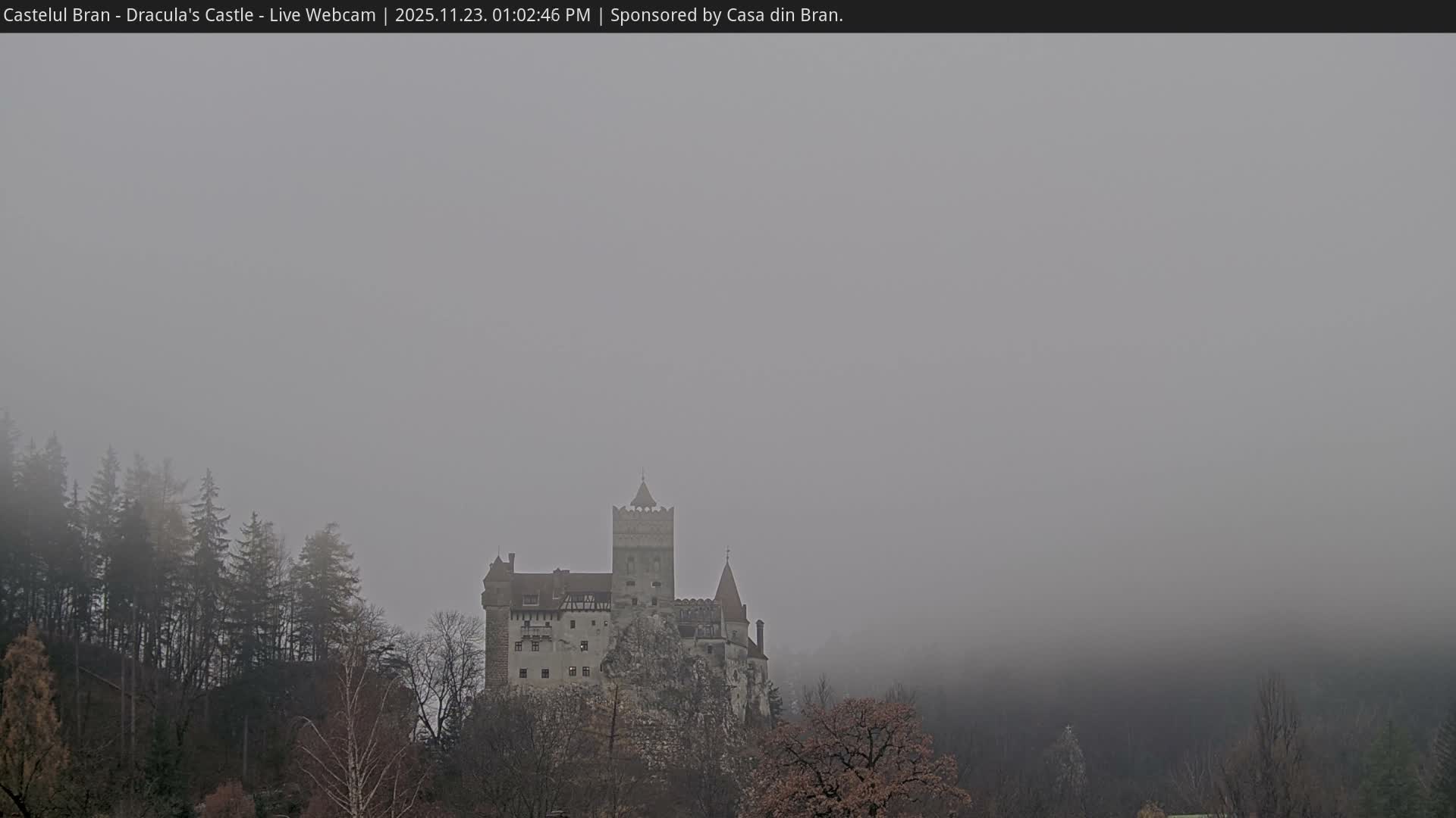 Bran, Dracula's Castle ( Castelul Bran) Live Cam - Bran, Braşov, Romania