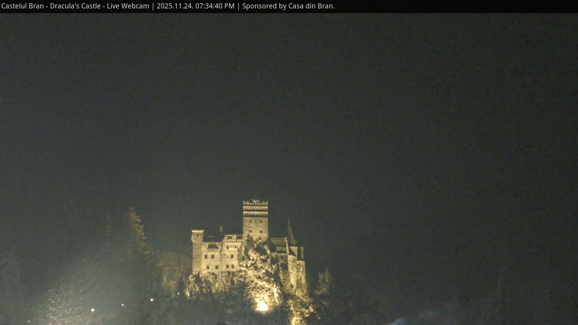 Bran, Dracula's Castle ( Castelul Bran) Live Cam - Bran, Braşov, Romania