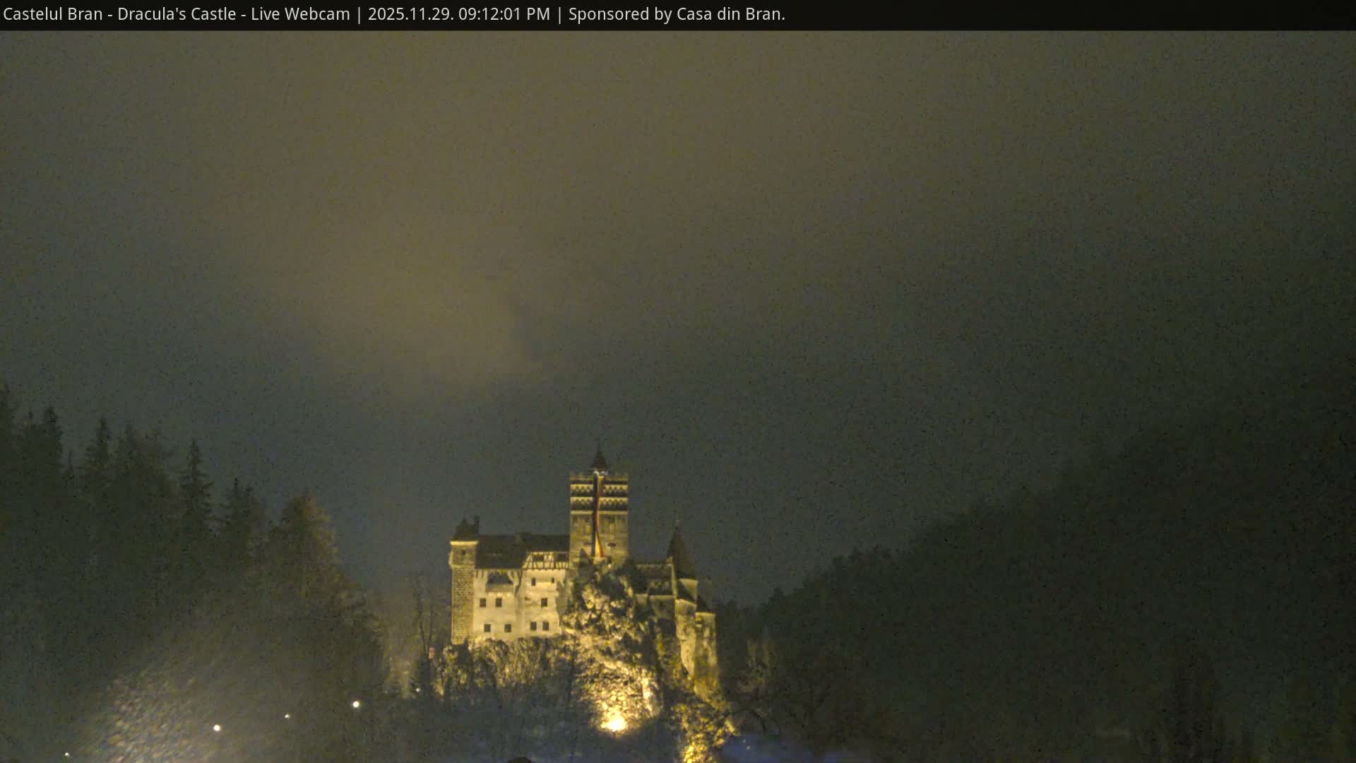 Bran, Dracula's Castle ( Castelul Bran) Live Cam - Bran, Braşov, Romania