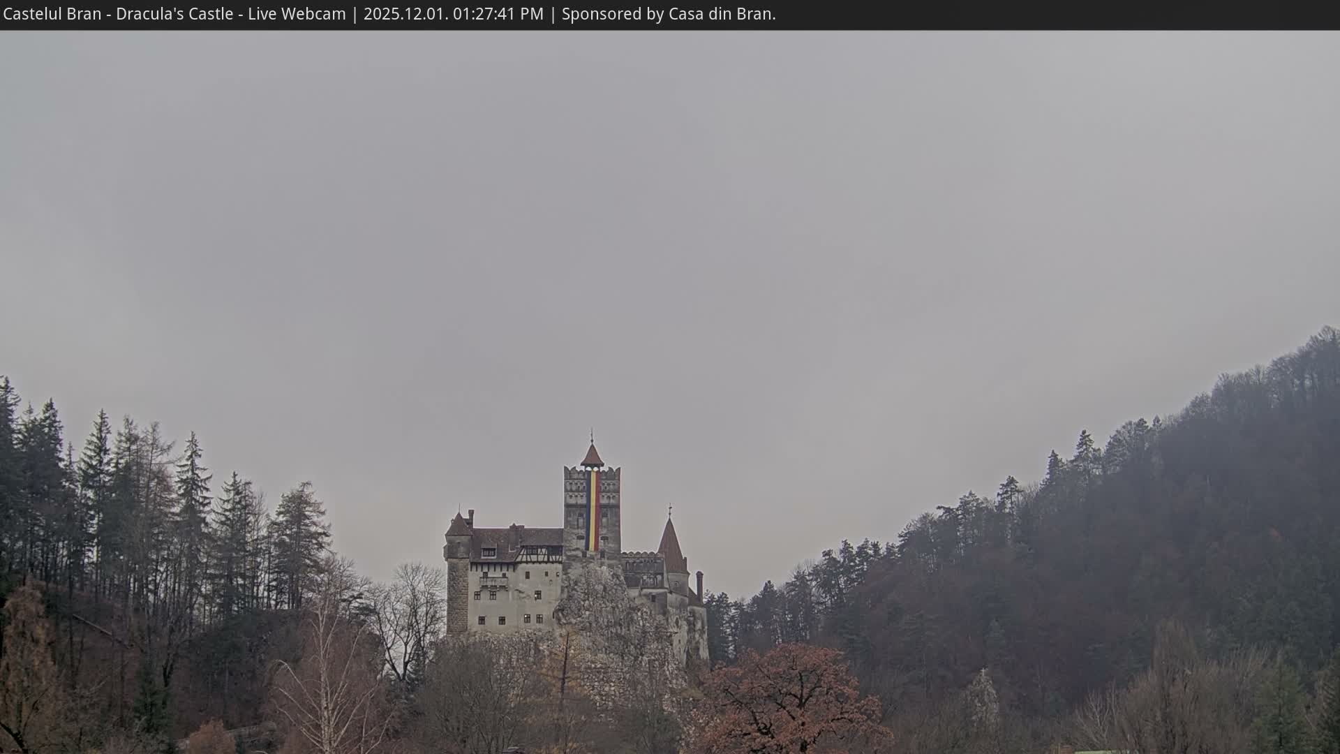 Bran, Dracula's Castle ( Castelul Bran) Live Cam - Bran, Braşov, Romania