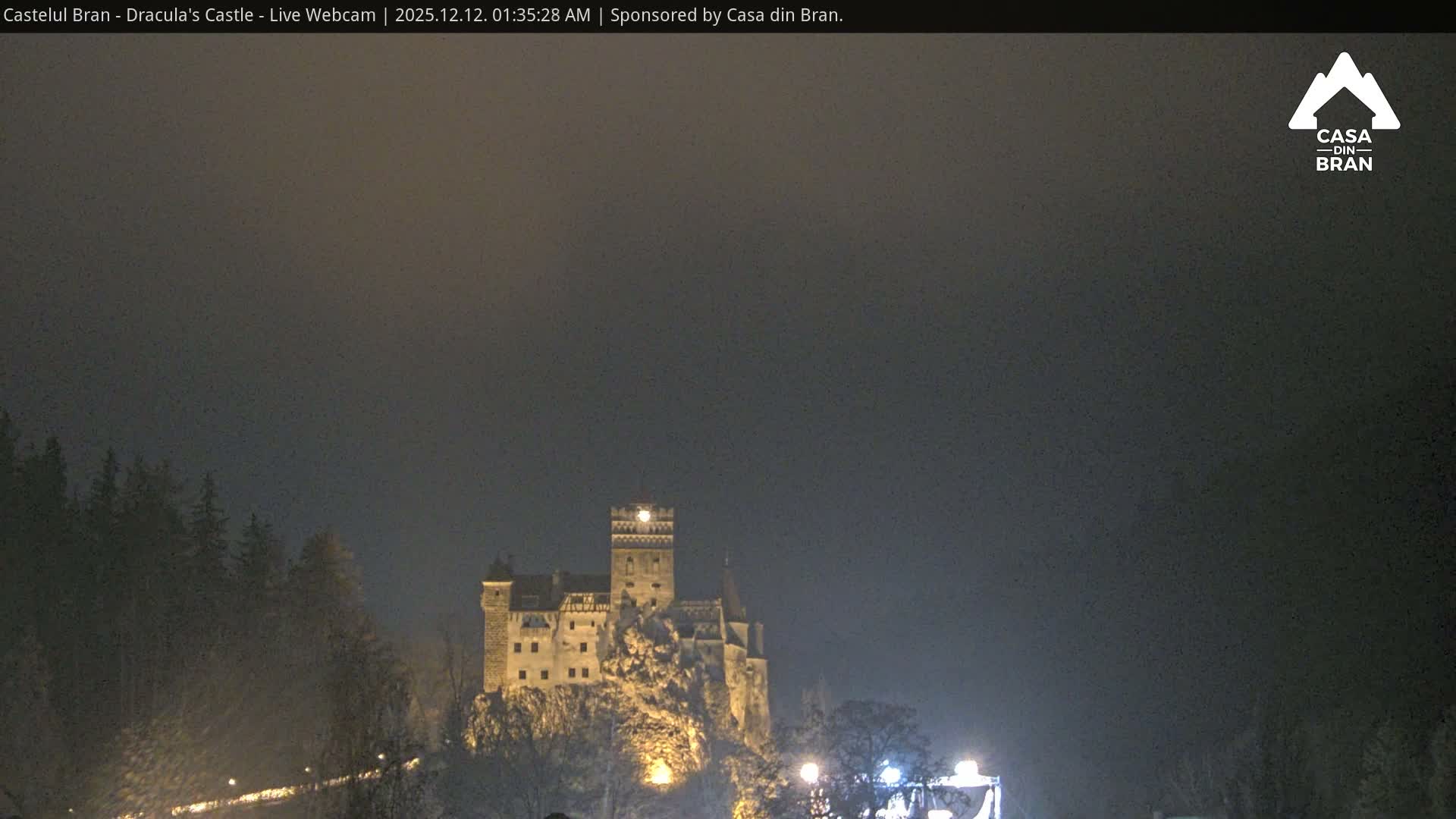 Bran, Dracula's Castle ( Castelul Bran) Live Cam - Bran, Braşov, Romania