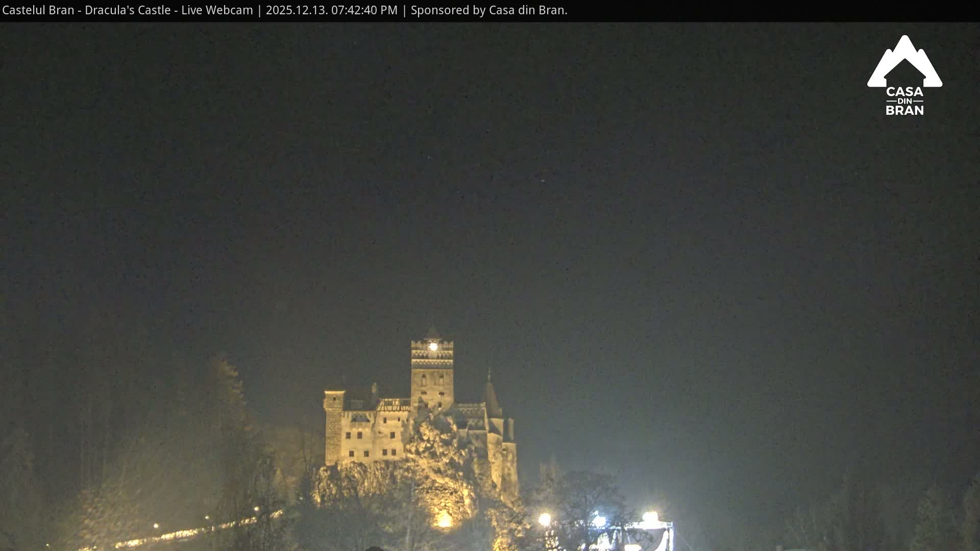 Bran, Dracula's Castle ( Castelul Bran) Live Cam - Bran, Braşov, Romania