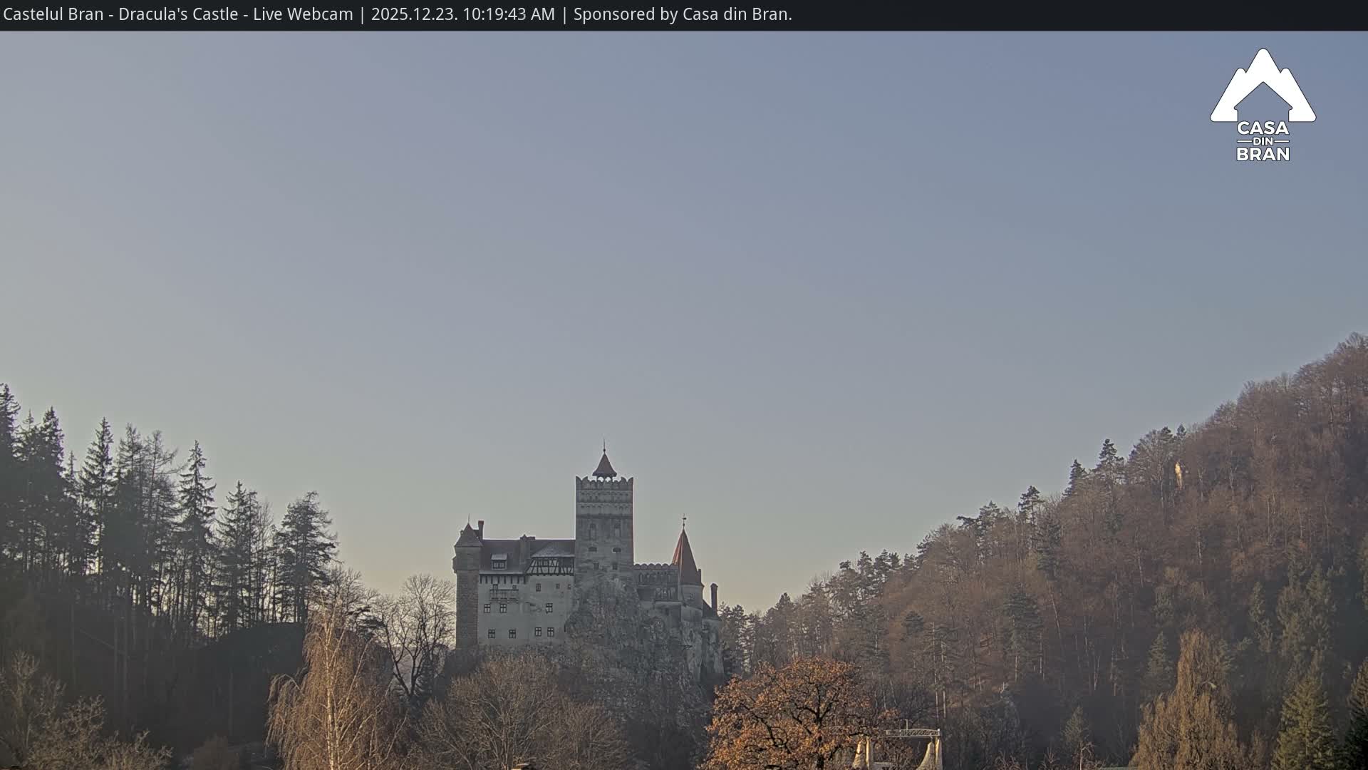 Bran, Dracula's Castle ( Castelul Bran) Live Cam - Bran, Braşov, Romania