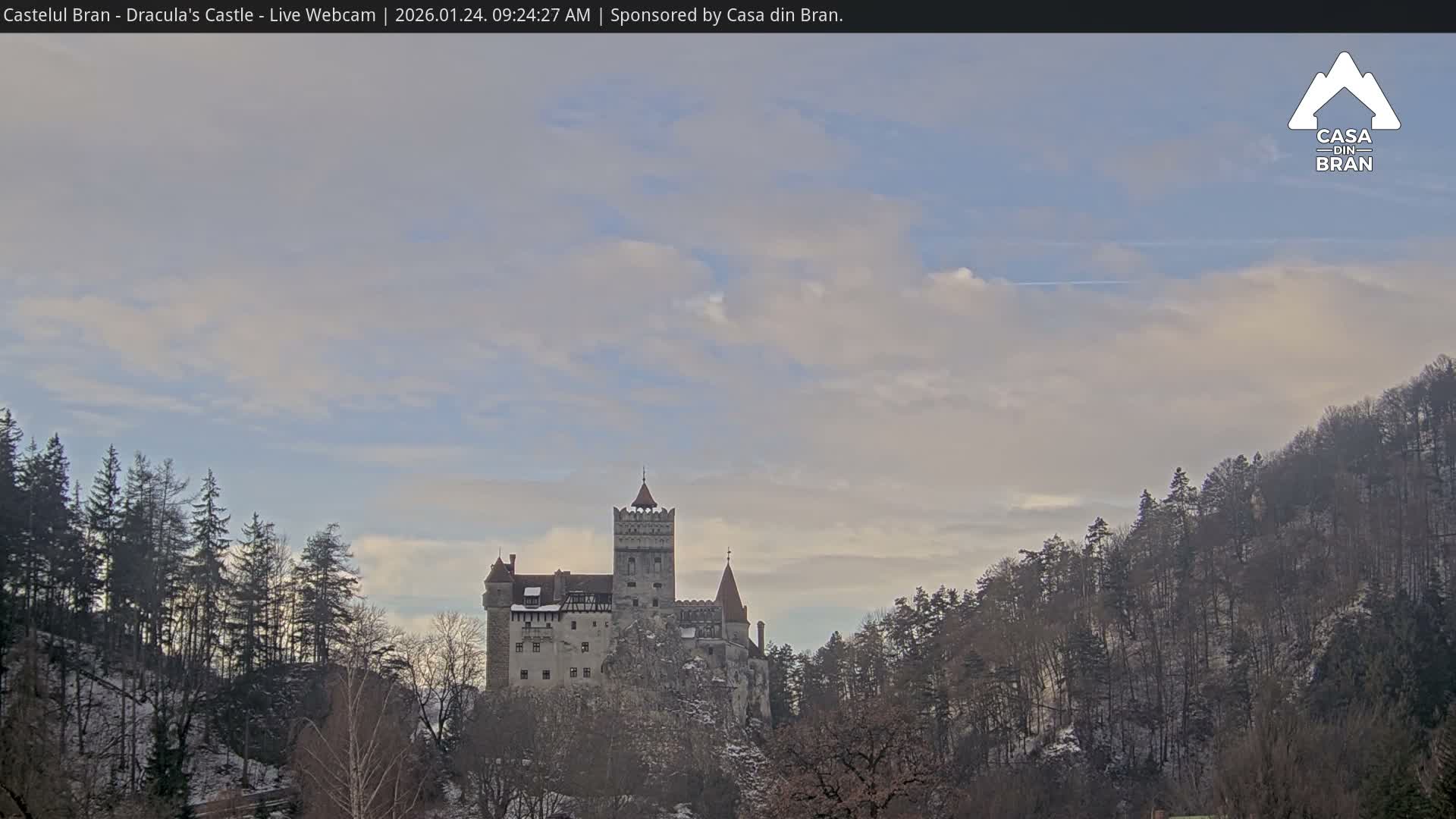 Bran, Dracula's Castle ( Castelul Bran) Live Cam - Bran, Braşov, Romania