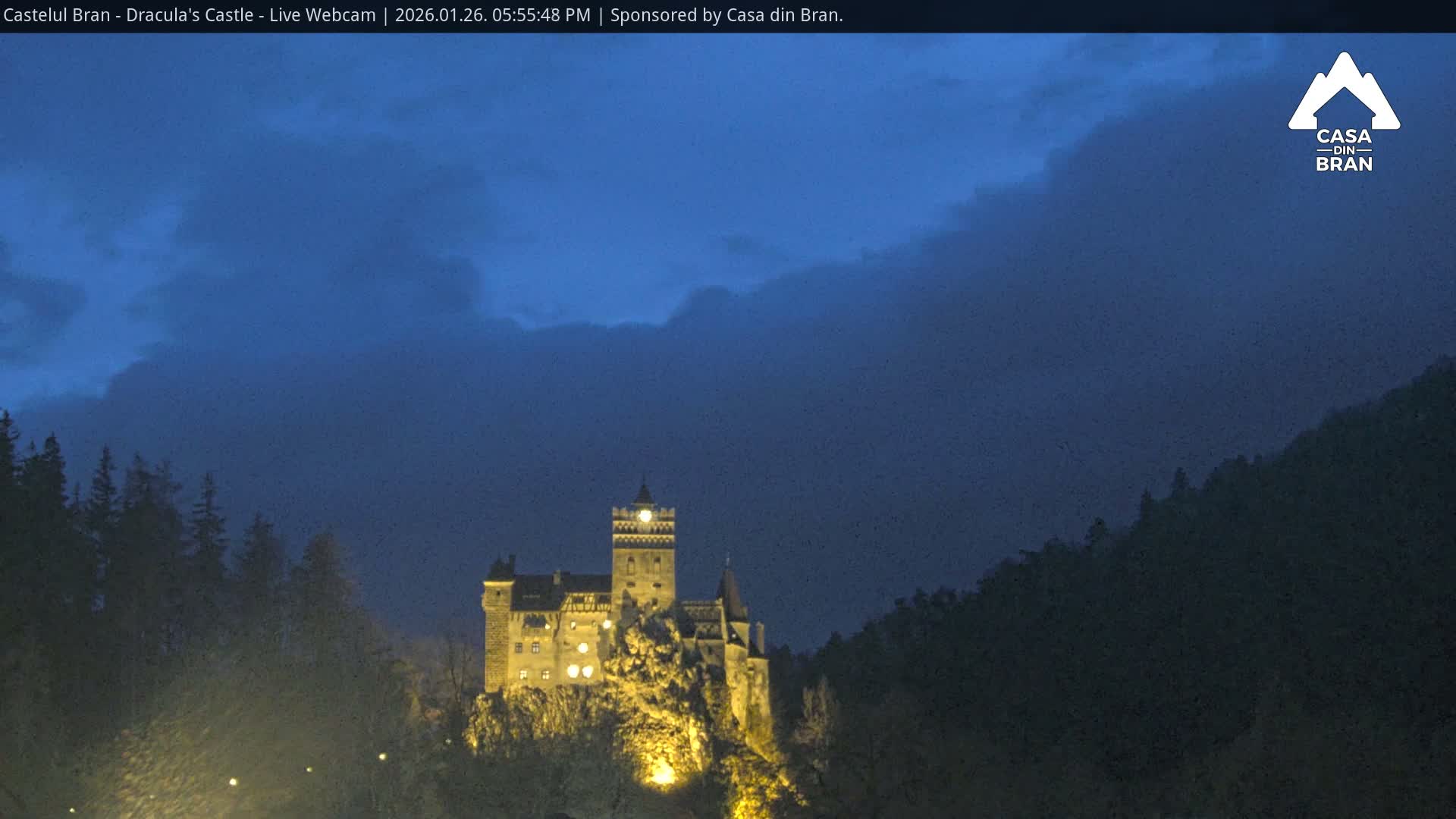 Bran, Dracula's Castle ( Castelul Bran) Live Cam - Bran, Braşov, Romania