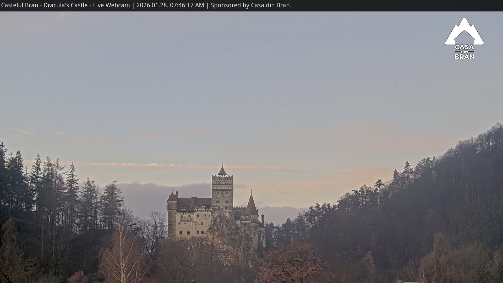 Bran, Dracula's Castle ( Castelul Bran) Live Cam - Bran, Braşov, Romania