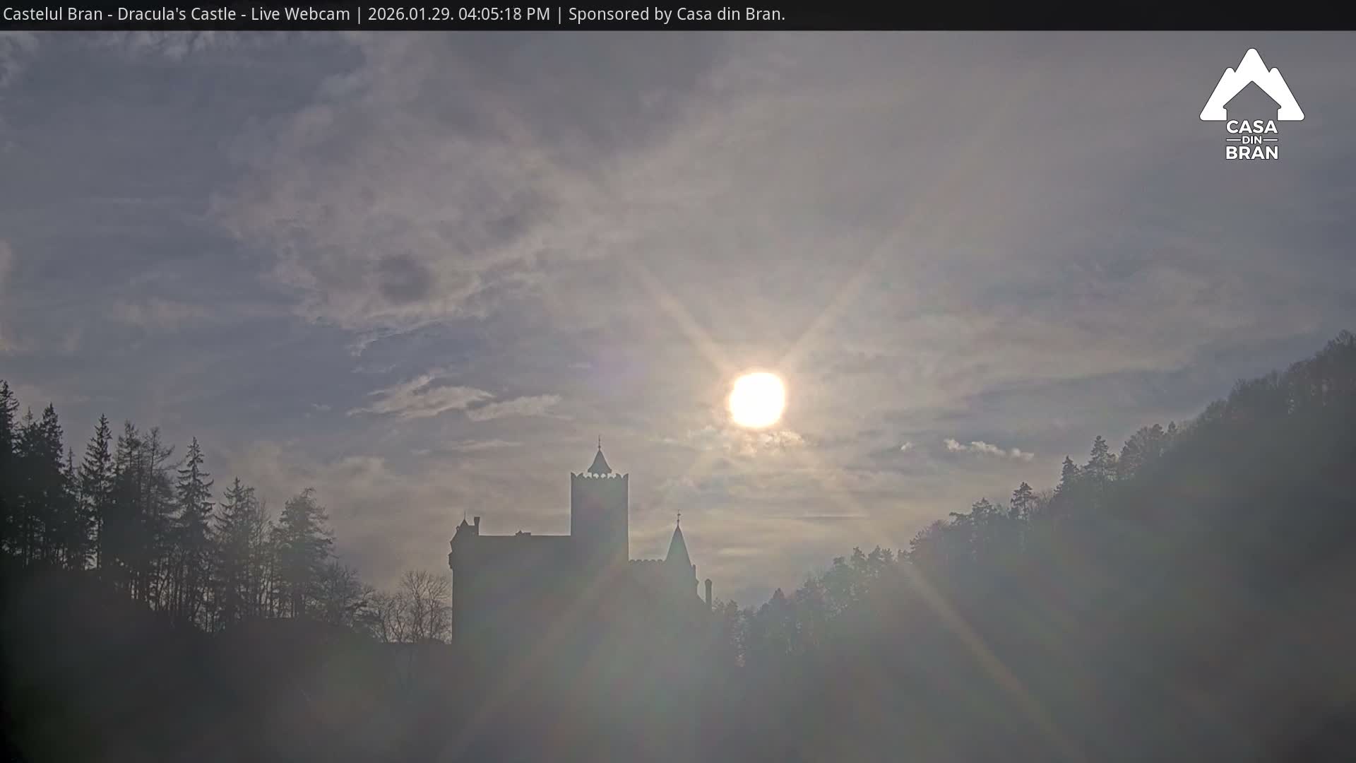 Bran, Dracula's Castle ( Castelul Bran) Live Cam - Bran, Braşov, Romania