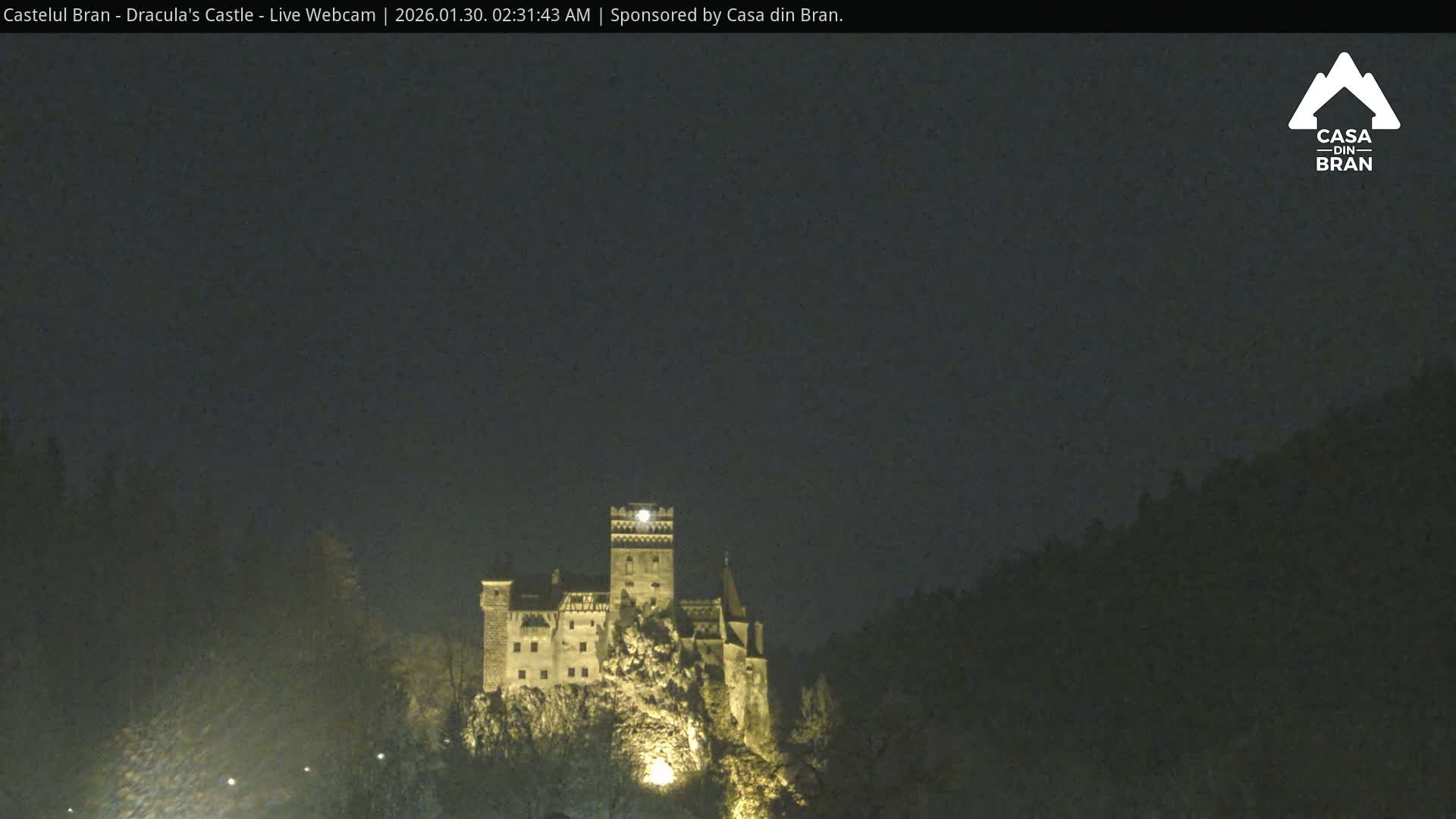 Bran, Dracula's Castle ( Castelul Bran) Live Cam - Bran, Braşov, Romania