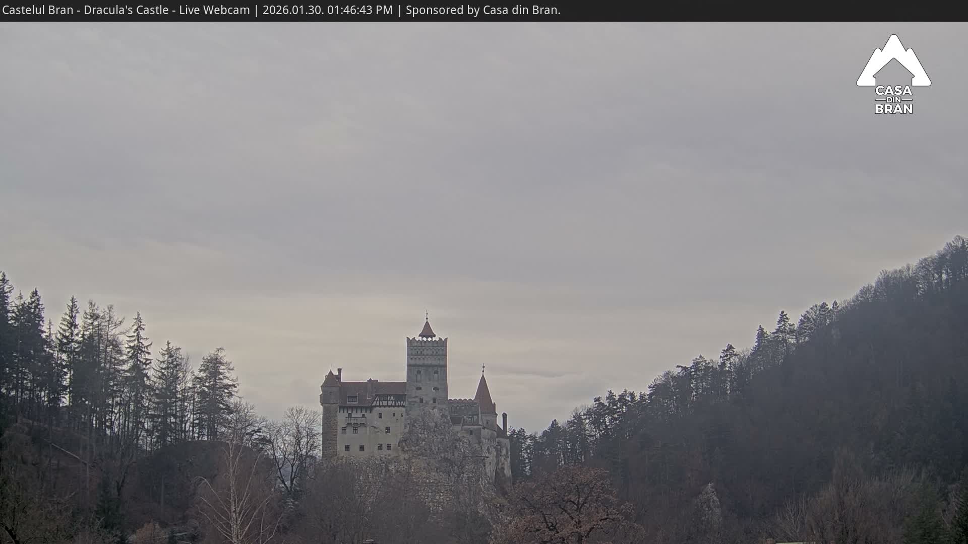Bran, Dracula's Castle ( Castelul Bran) Live Cam - Bran, Braşov, Romania
