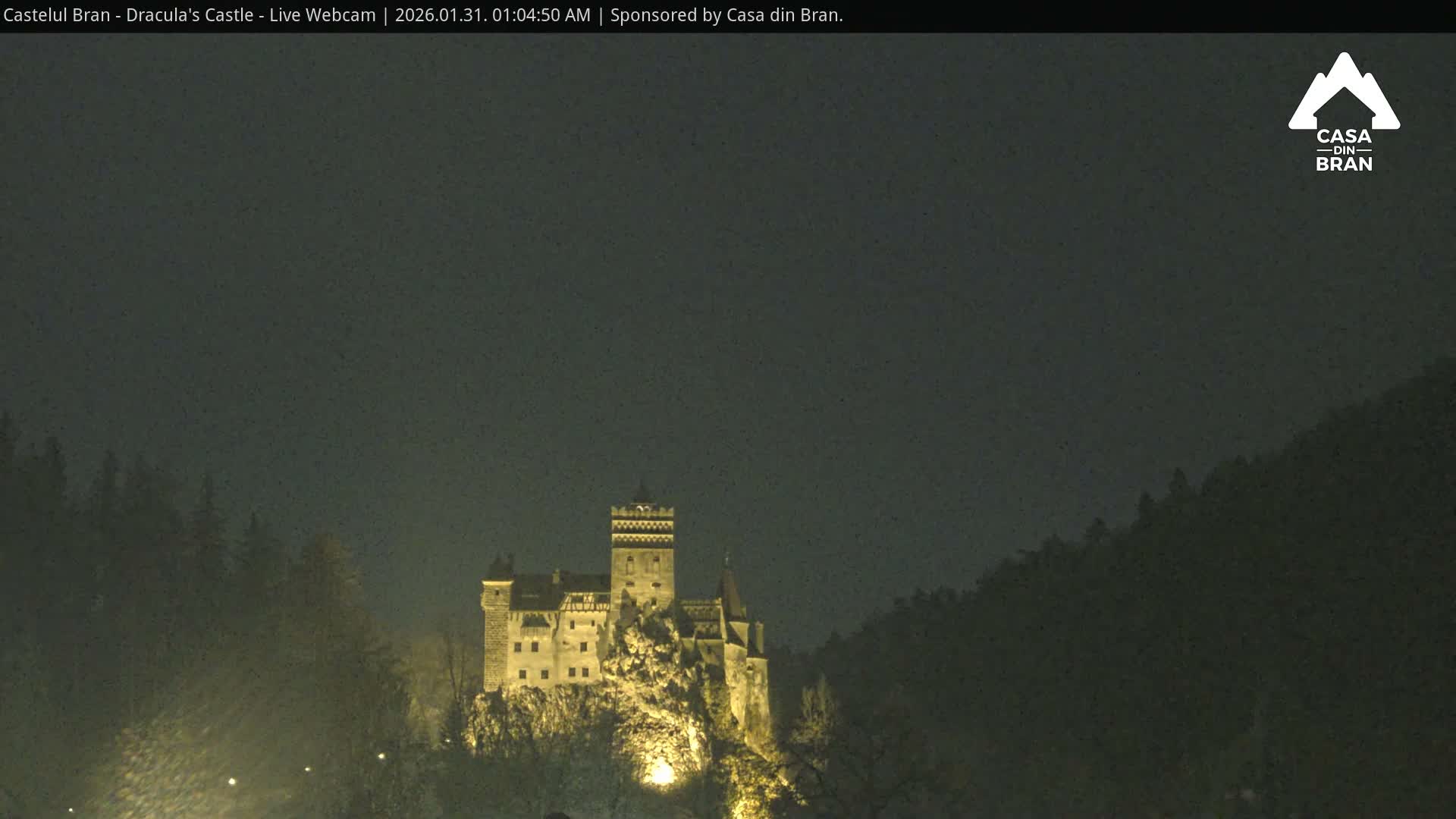Bran, Dracula's Castle ( Castelul Bran) Live Cam - Bran, Braşov, Romania