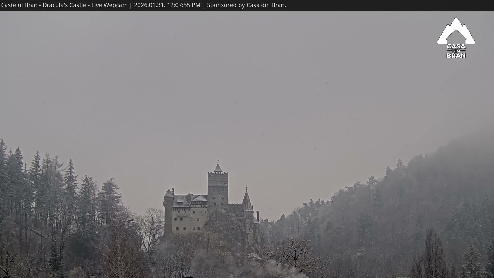 Bran, Dracula's Castle ( Castelul Bran) Live Cam - Bran, Braşov, Romania