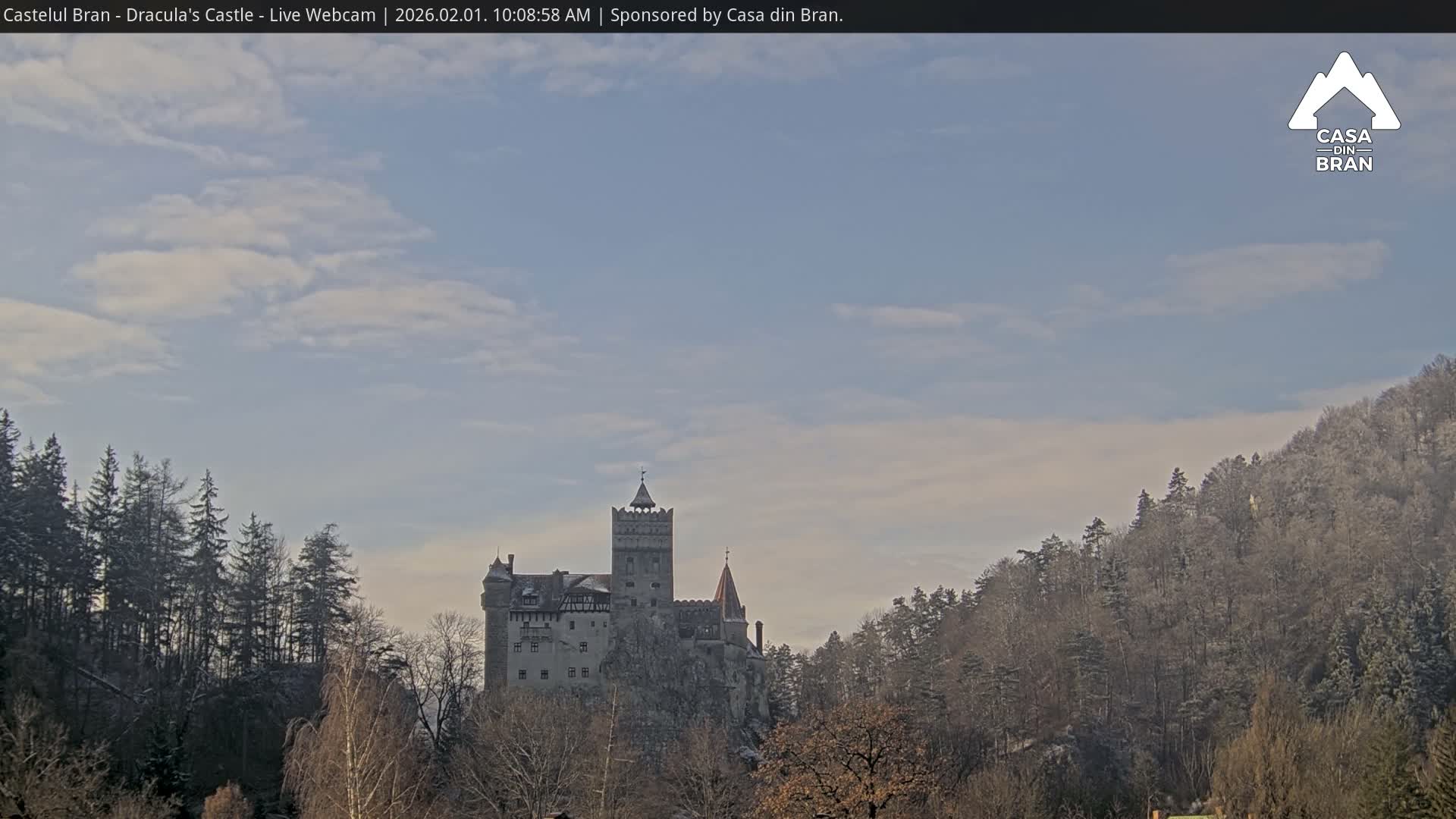 Bran, Dracula's Castle ( Castelul Bran) Live Cam - Bran, Braşov, Romania