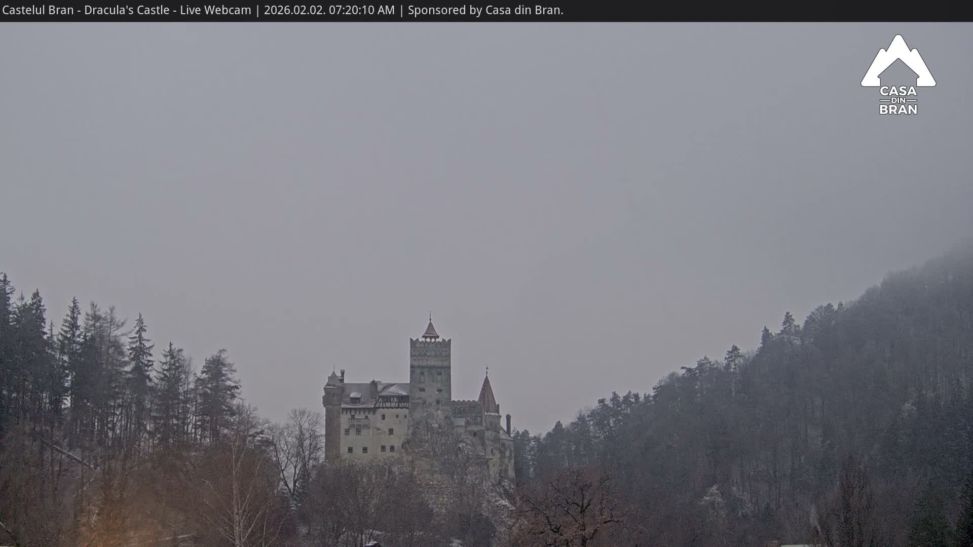 Bran, Dracula's Castle ( Castelul Bran) Live Cam - Bran, Braşov, Romania