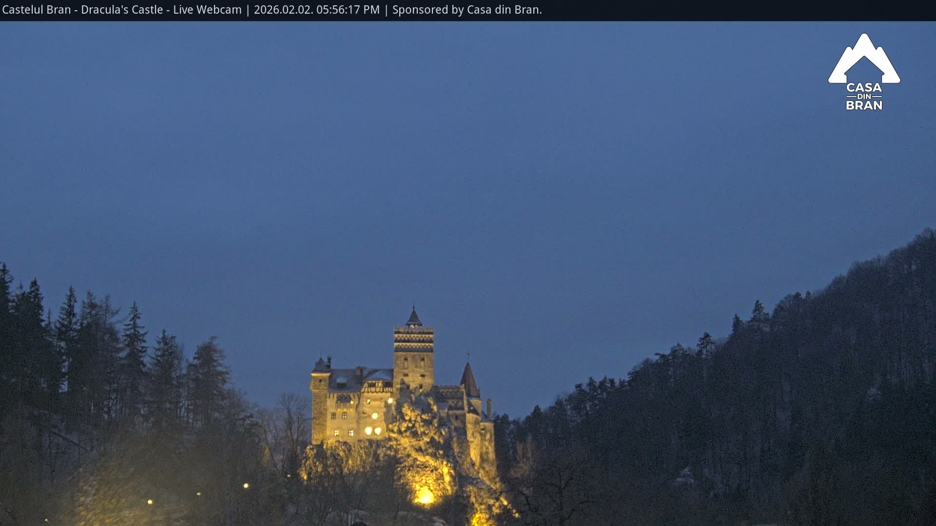 Bran, Dracula's Castle ( Castelul Bran) Live Cam - Bran, Braşov, Romania