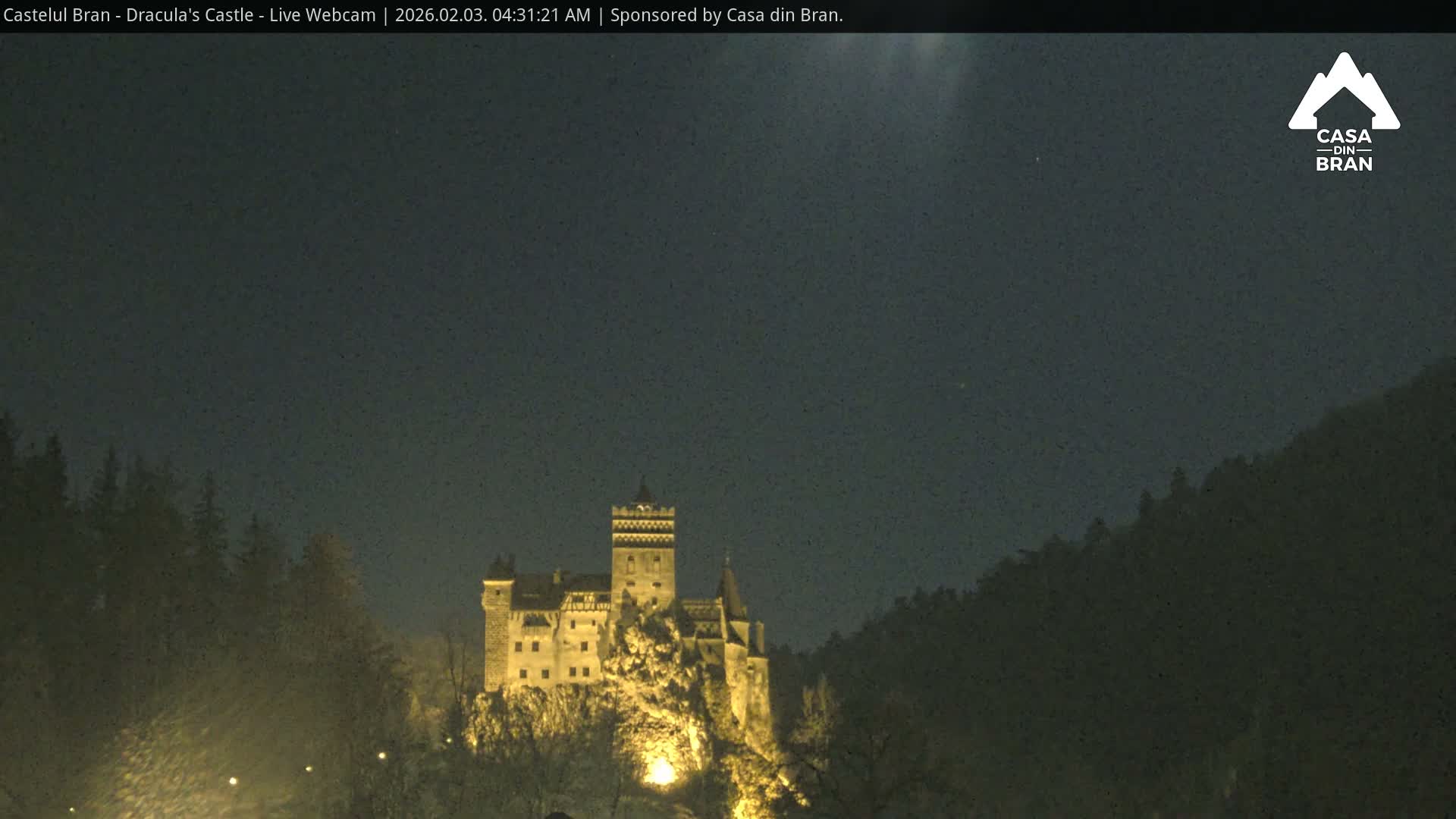 Bran, Dracula's Castle ( Castelul Bran) Live Cam - Bran, Braşov, Romania