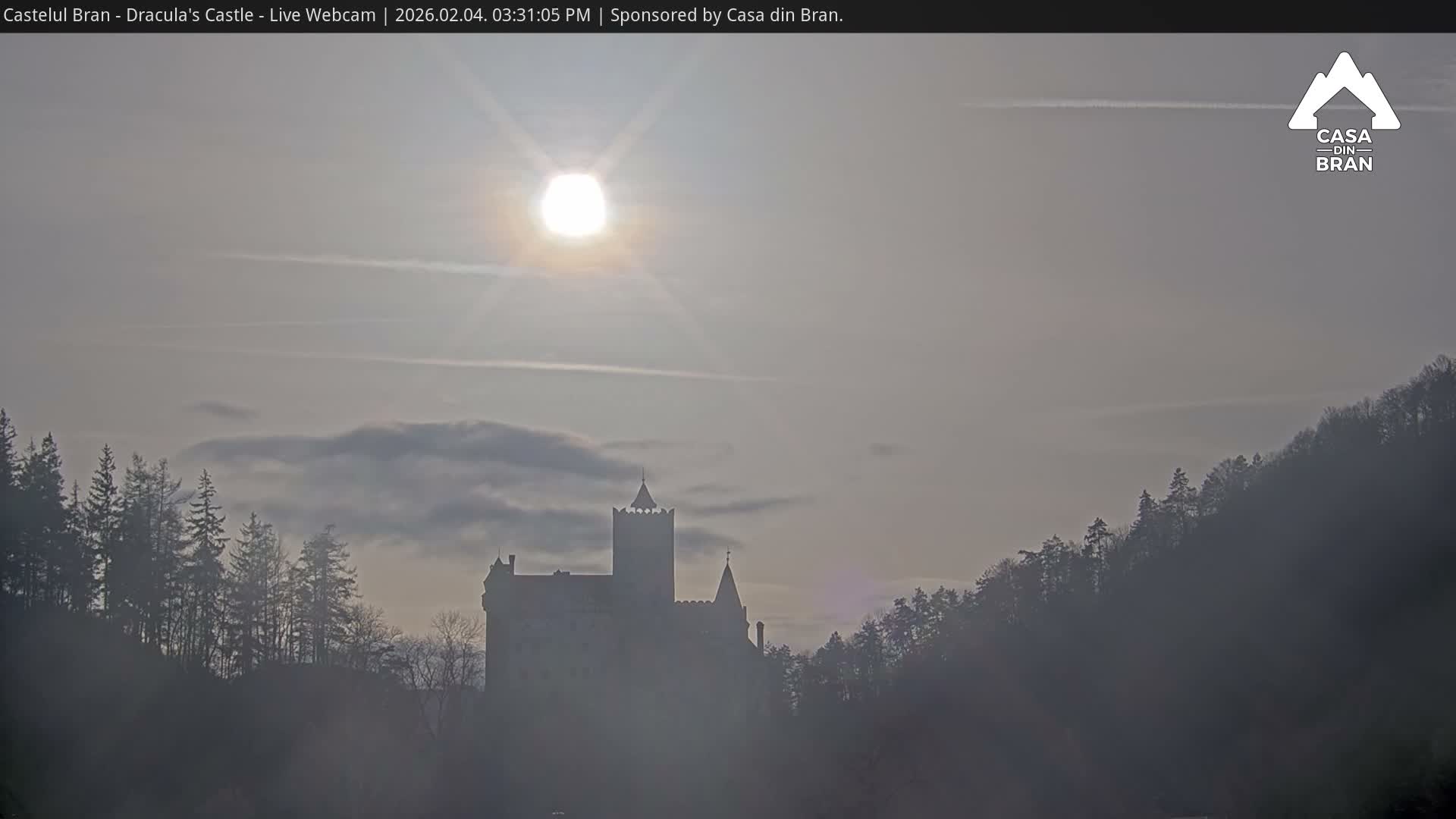 Bran, Dracula's Castle ( Castelul Bran) Live Cam - Bran, Braşov, Romania