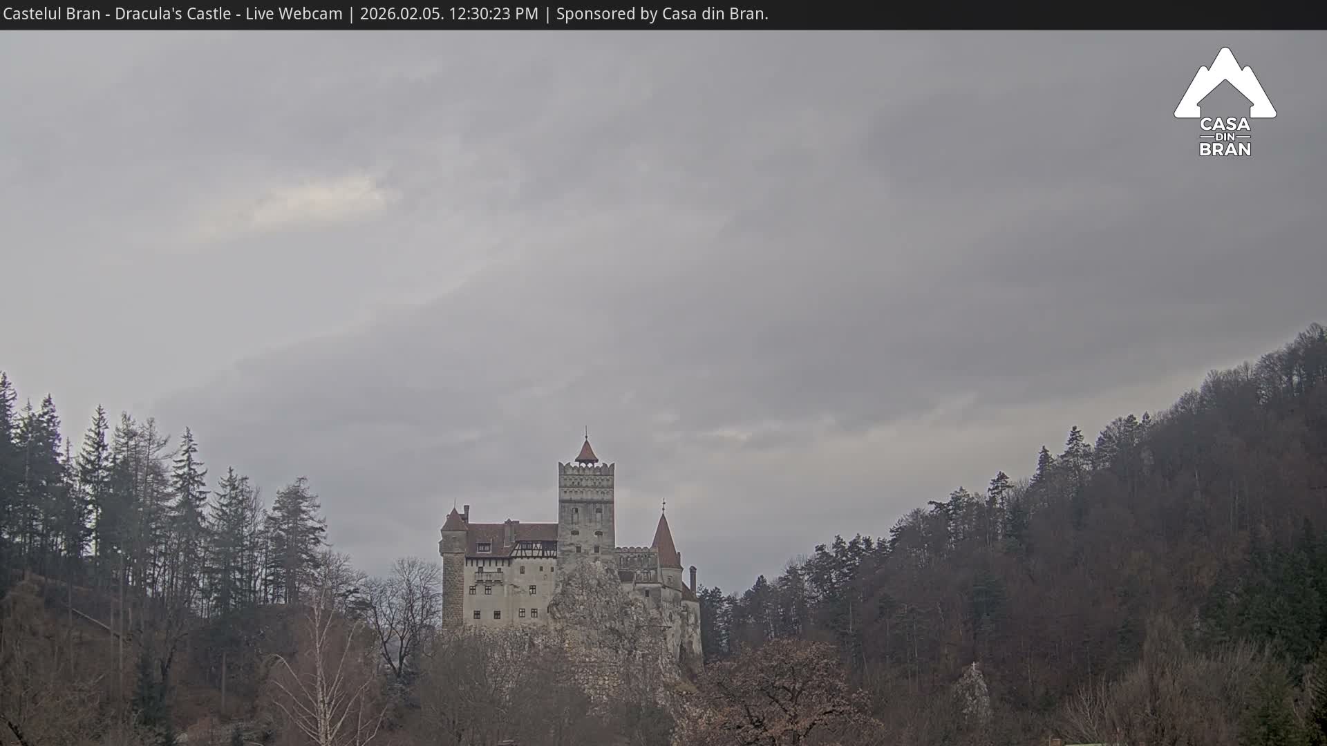 Bran, Dracula's Castle ( Castelul Bran) Live Cam - Bran, Braşov, Romania