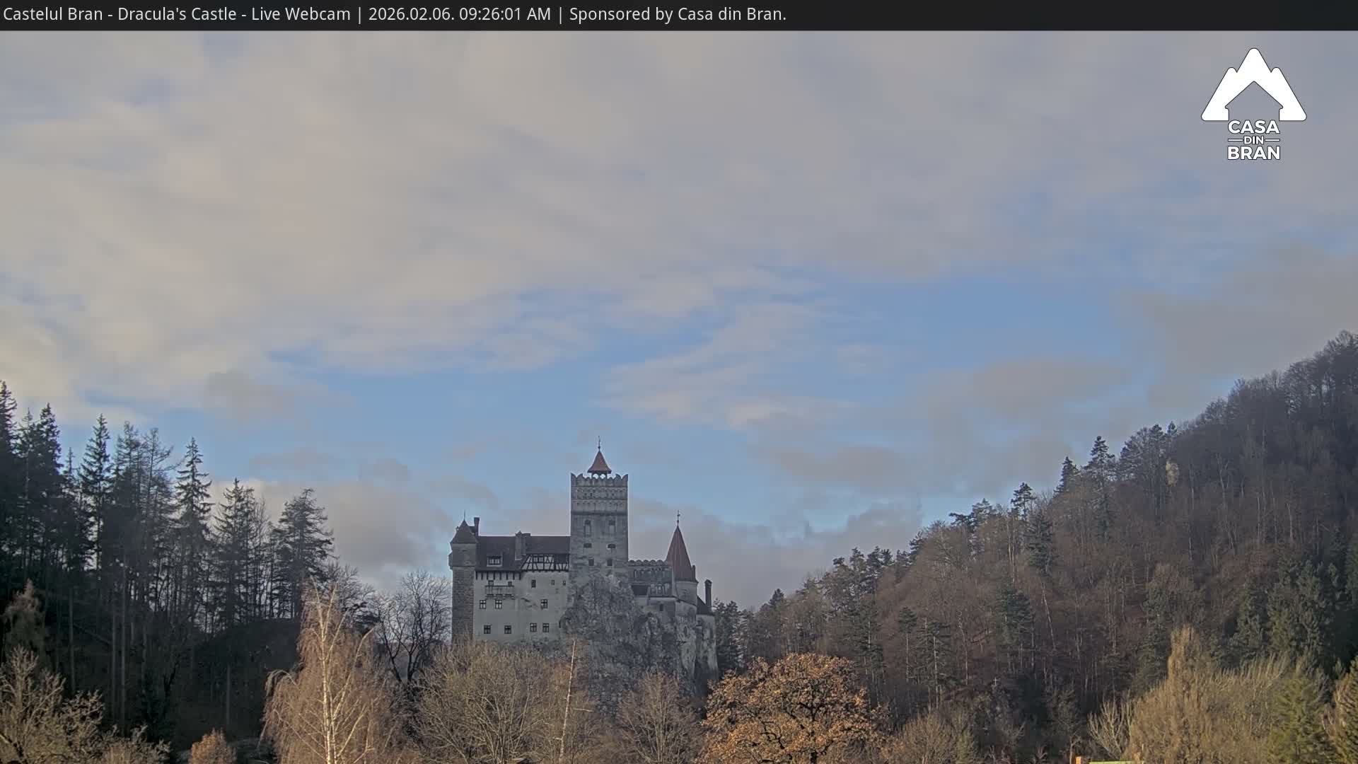 Bran, Dracula's Castle ( Castelul Bran) Live Cam - Bran, Braşov, Romania