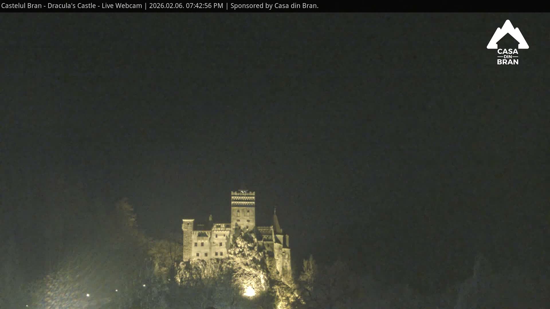 Bran, Dracula's Castle ( Castelul Bran) Live Cam - Bran, Braşov, Romania