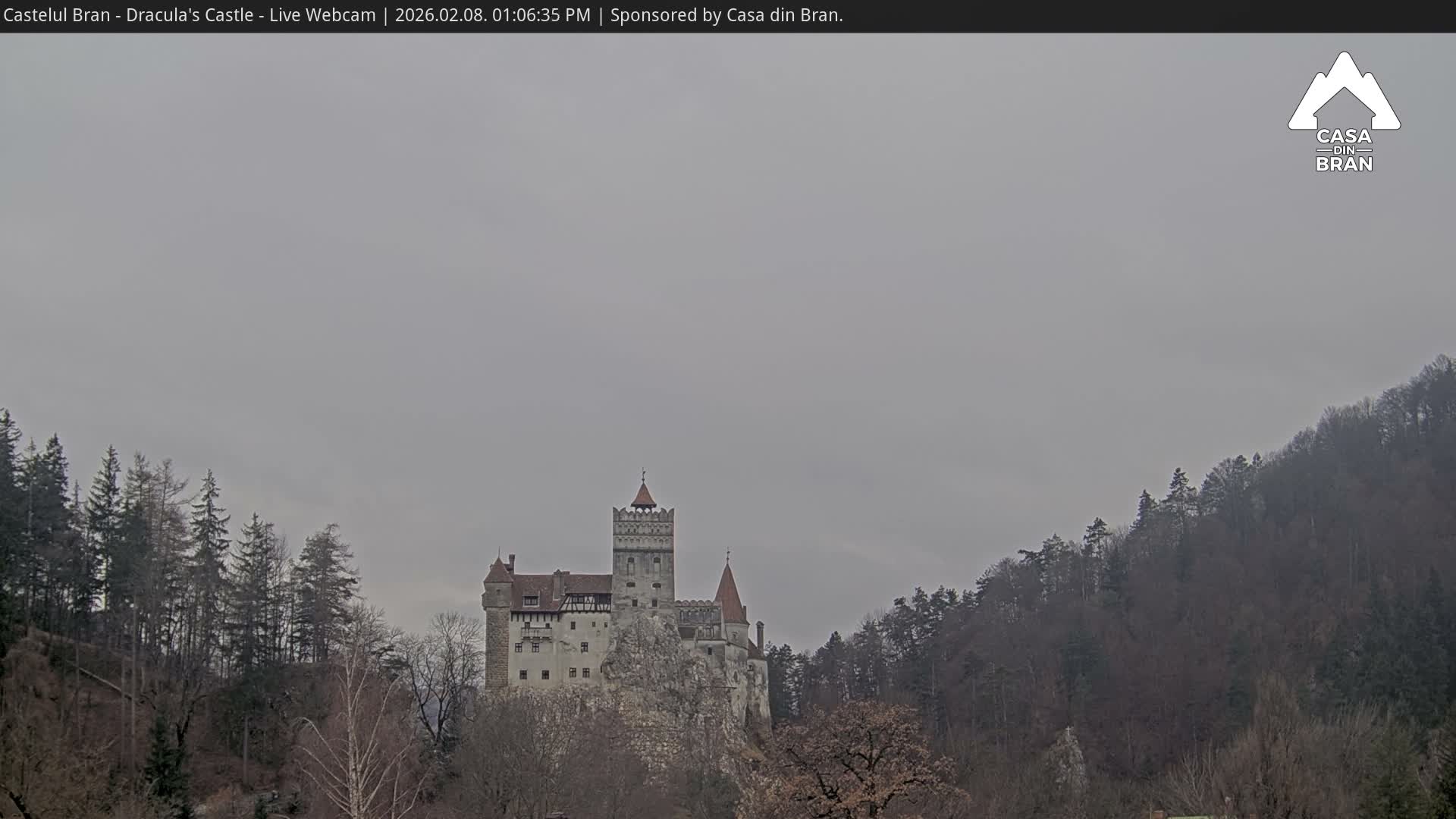 Bran, Dracula's Castle ( Castelul Bran) Live Cam - Bran, Braşov, Romania