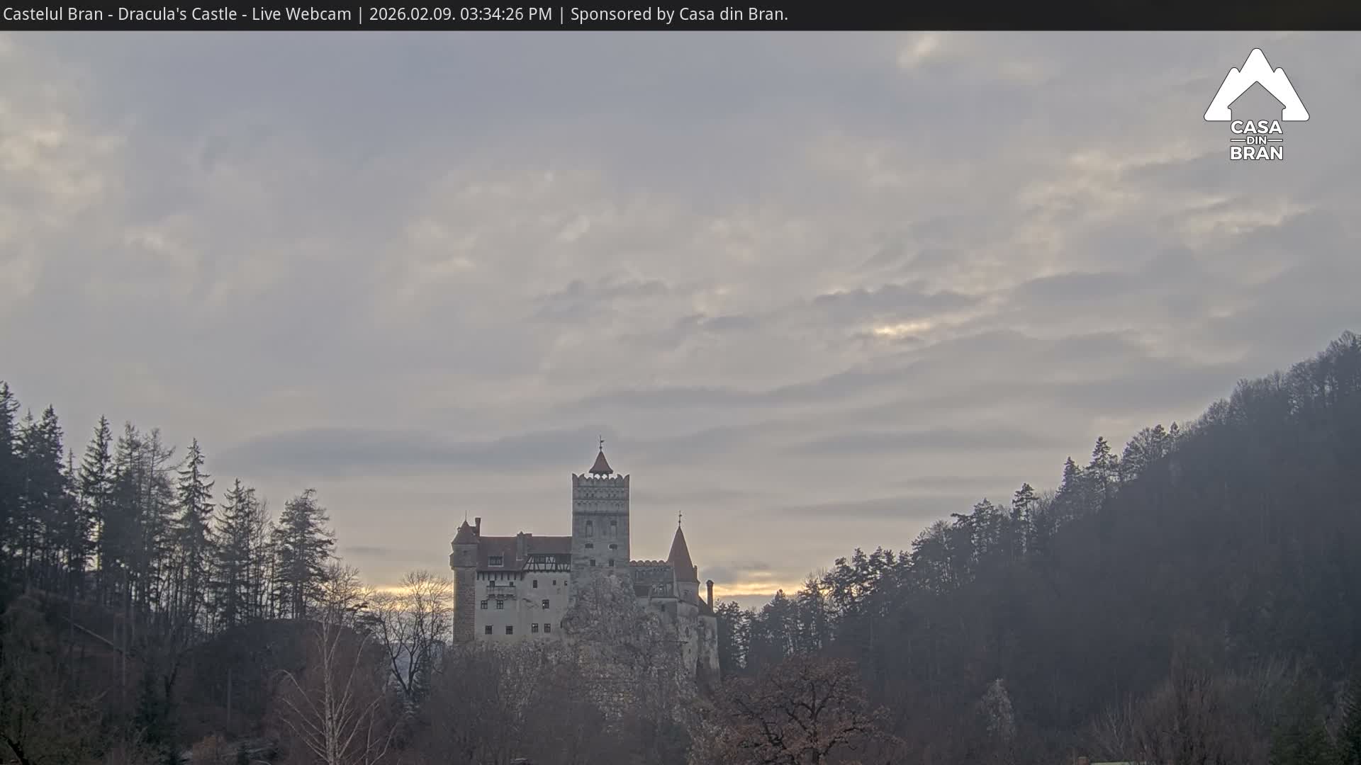 Bran, Dracula's Castle ( Castelul Bran) Live Cam - Bran, Braşov, Romania