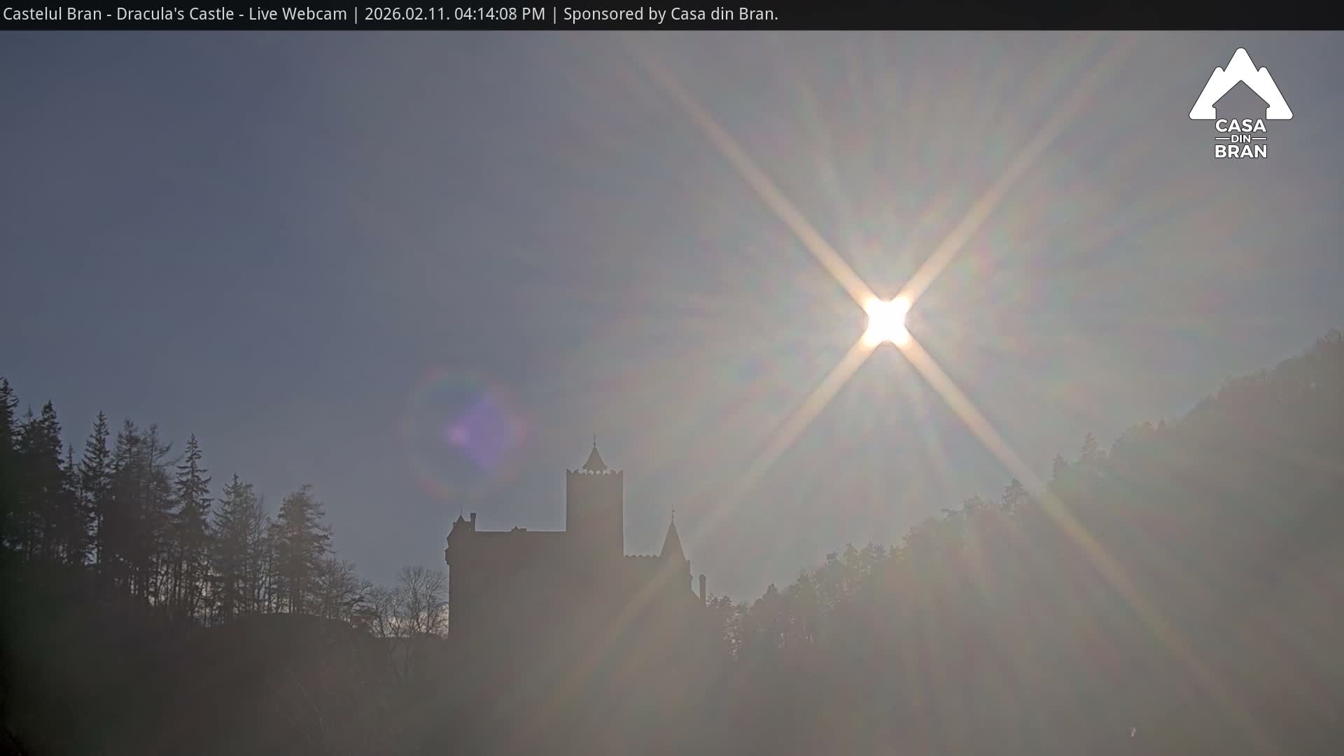 Bran, Dracula's Castle ( Castelul Bran) Live Cam - Bran, Braşov, Romania