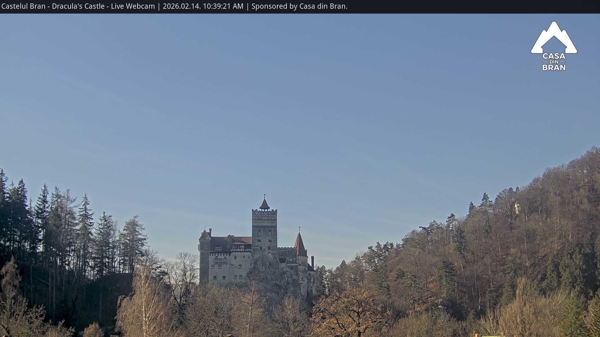 Bran, Dracula's Castle ( Castelul Bran) Live Cam - Bran, Braşov, Romania