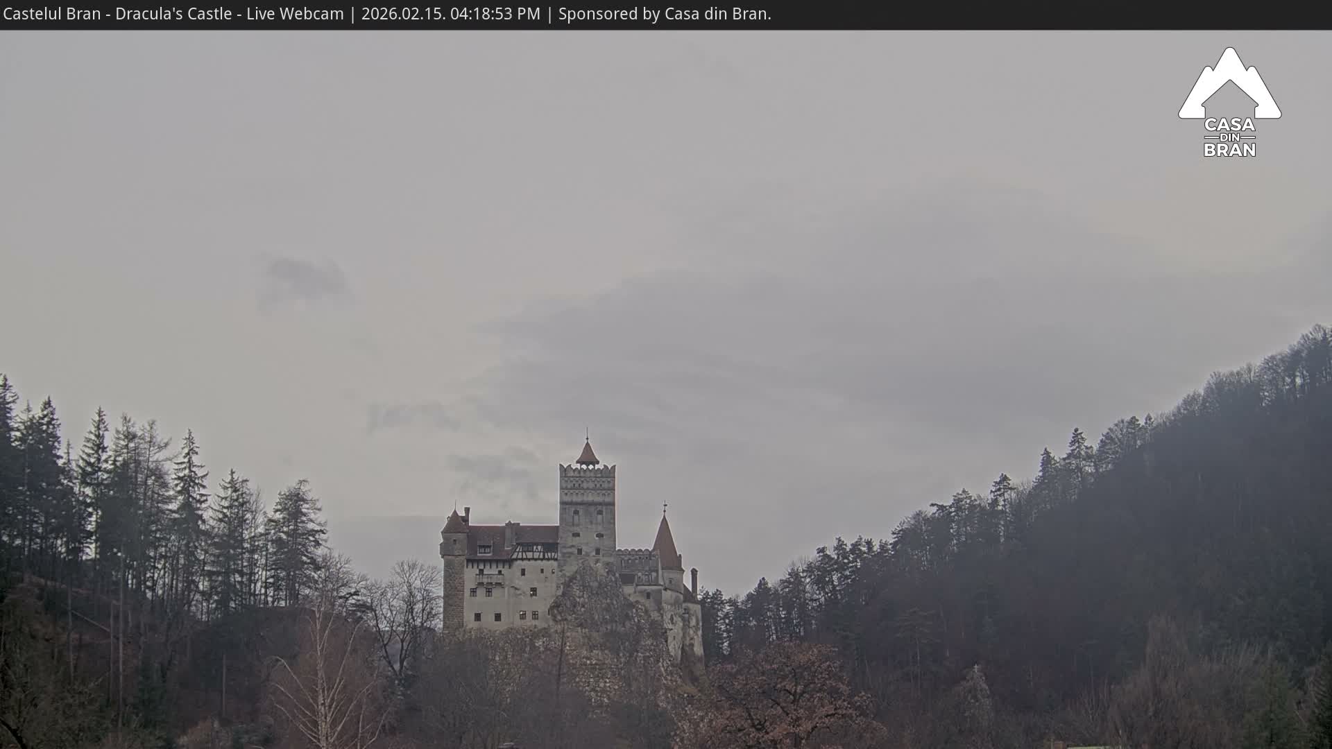 Bran, Dracula's Castle ( Castelul Bran) Live Cam - Bran, Braşov, Romania