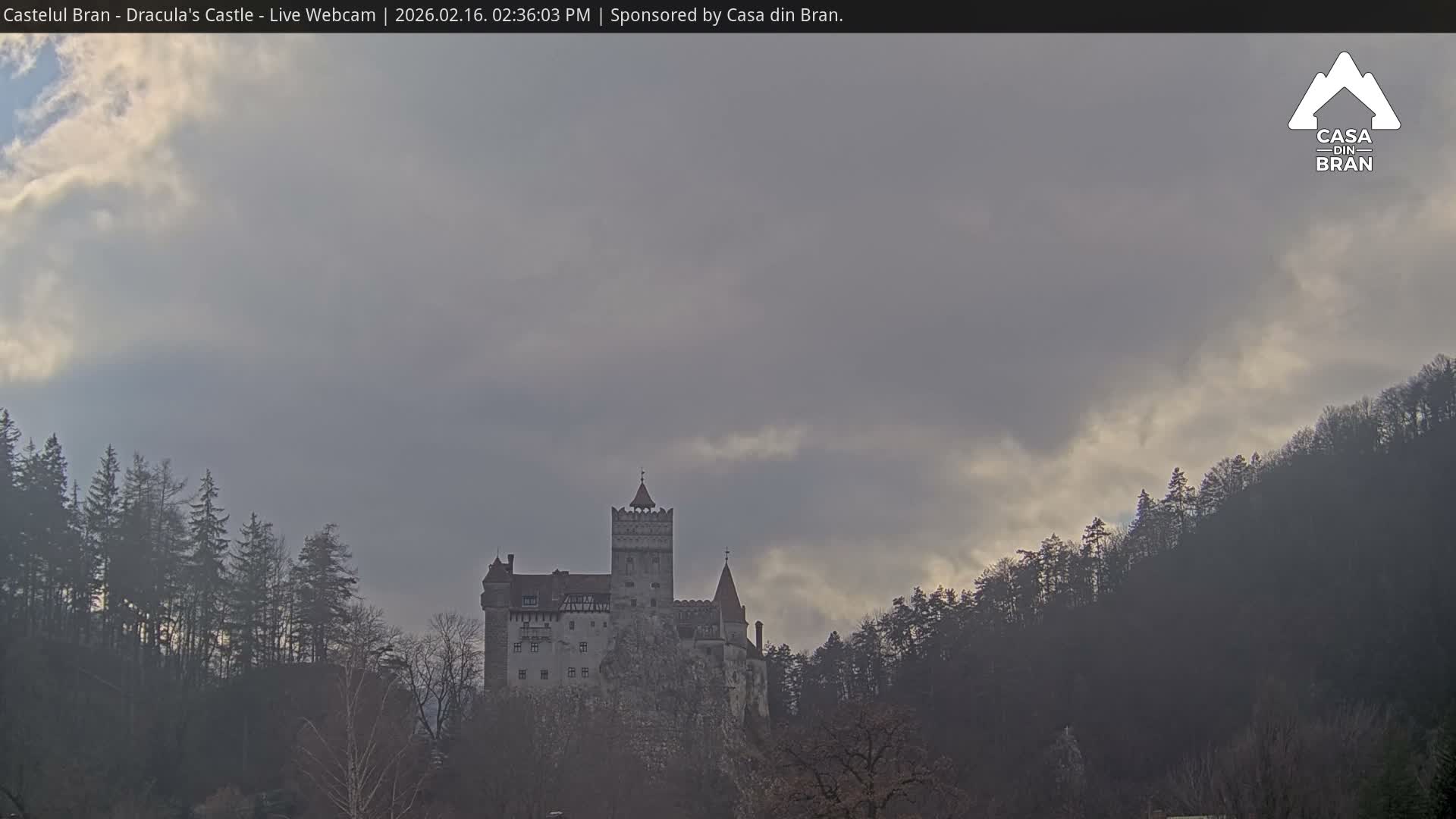 Bran, Dracula's Castle ( Castelul Bran) Live Cam - Bran, Braşov, Romania