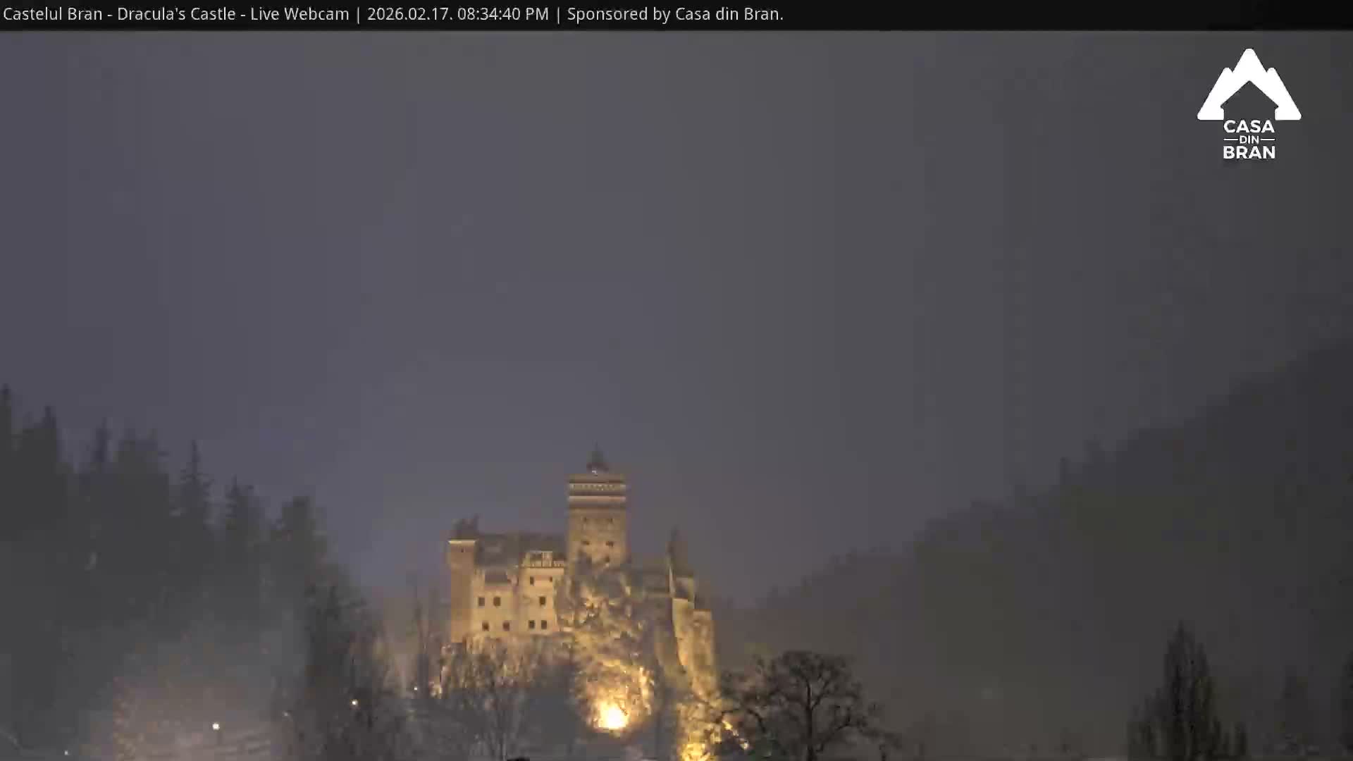 Bran, Dracula's Castle ( Castelul Bran) Live Cam - Bran, Braşov, Romania