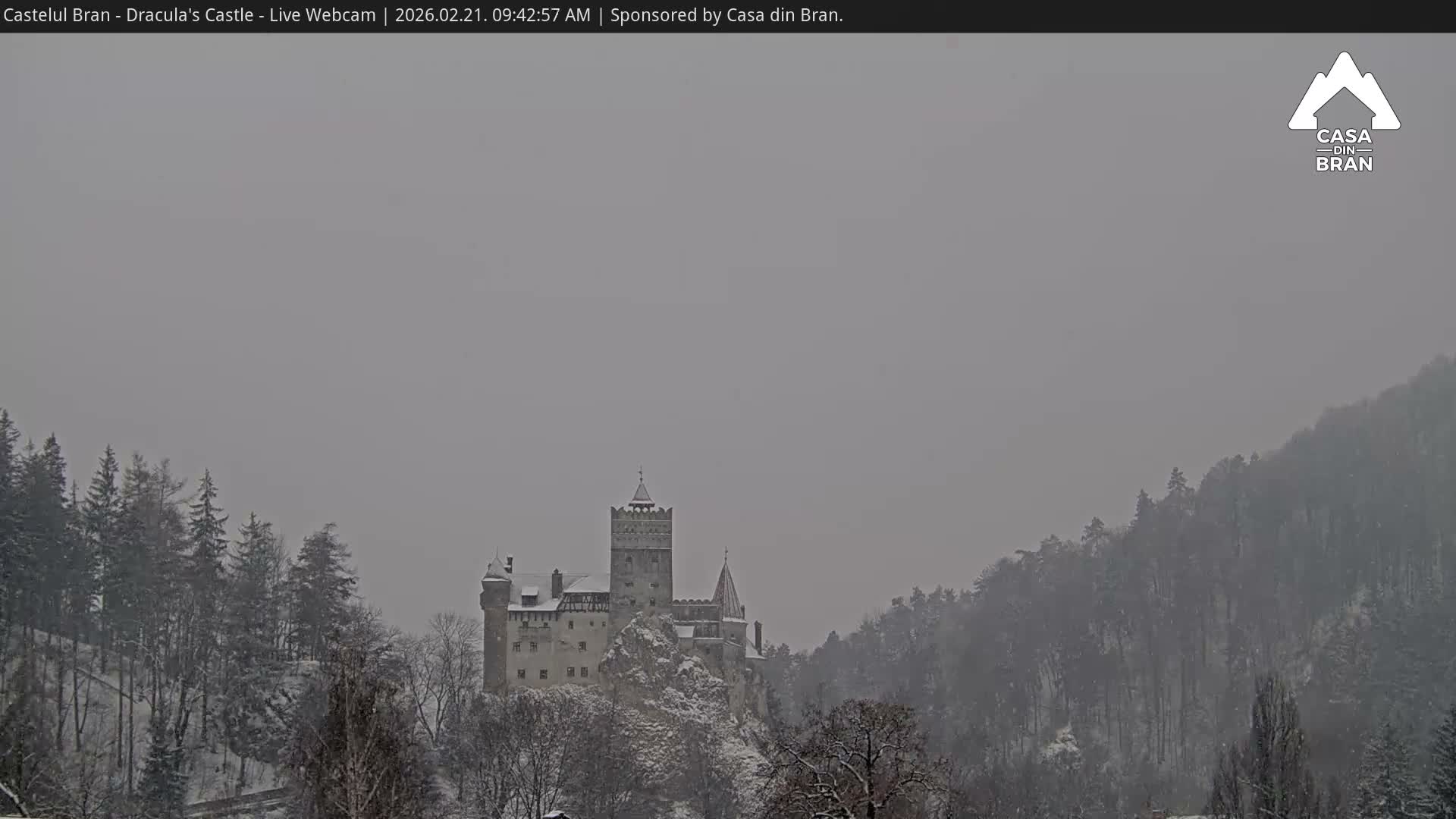 Bran, Dracula's Castle ( Castelul Bran) Live Cam - Bran, Braşov, Romania