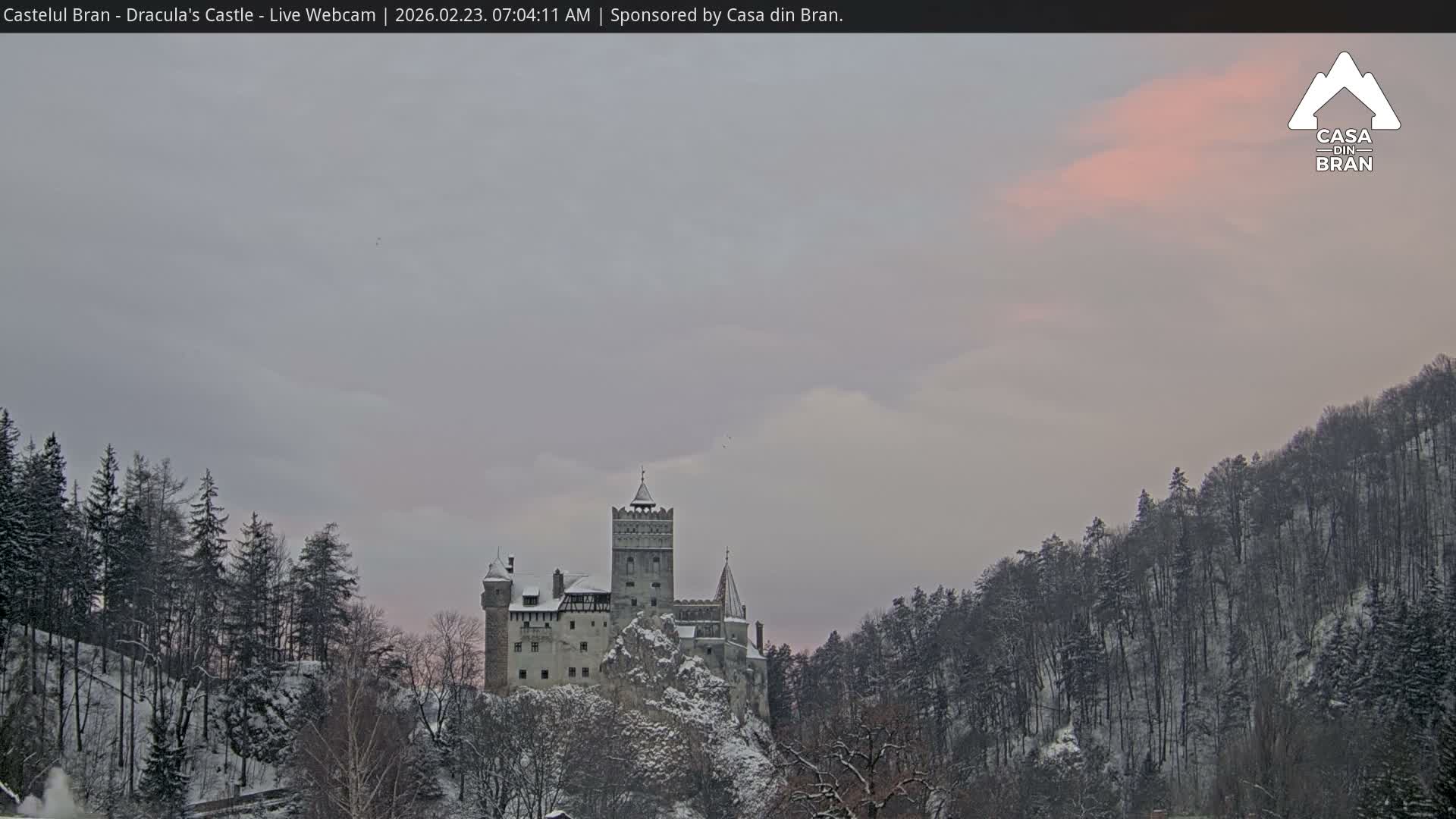 Bran, Dracula's Castle ( Castelul Bran) Live Cam - Bran, Braşov, Romania