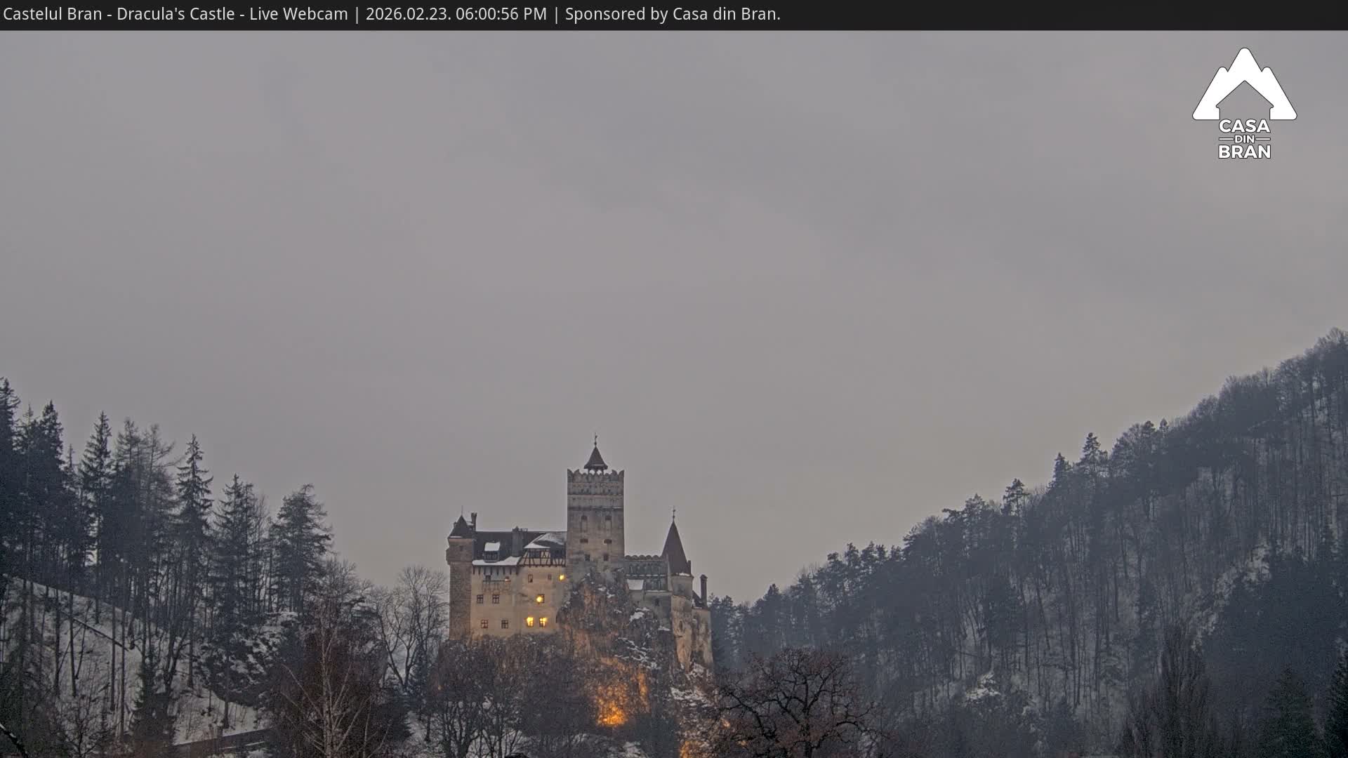 Bran, Dracula's Castle ( Castelul Bran) Live Cam - Bran, Braşov, Romania