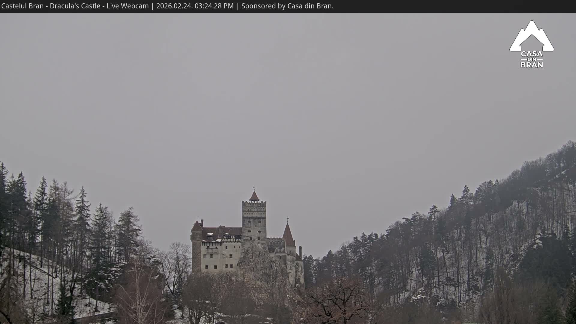 Bran, Dracula's Castle ( Castelul Bran) Live Cam - Bran, Braşov, Romania
