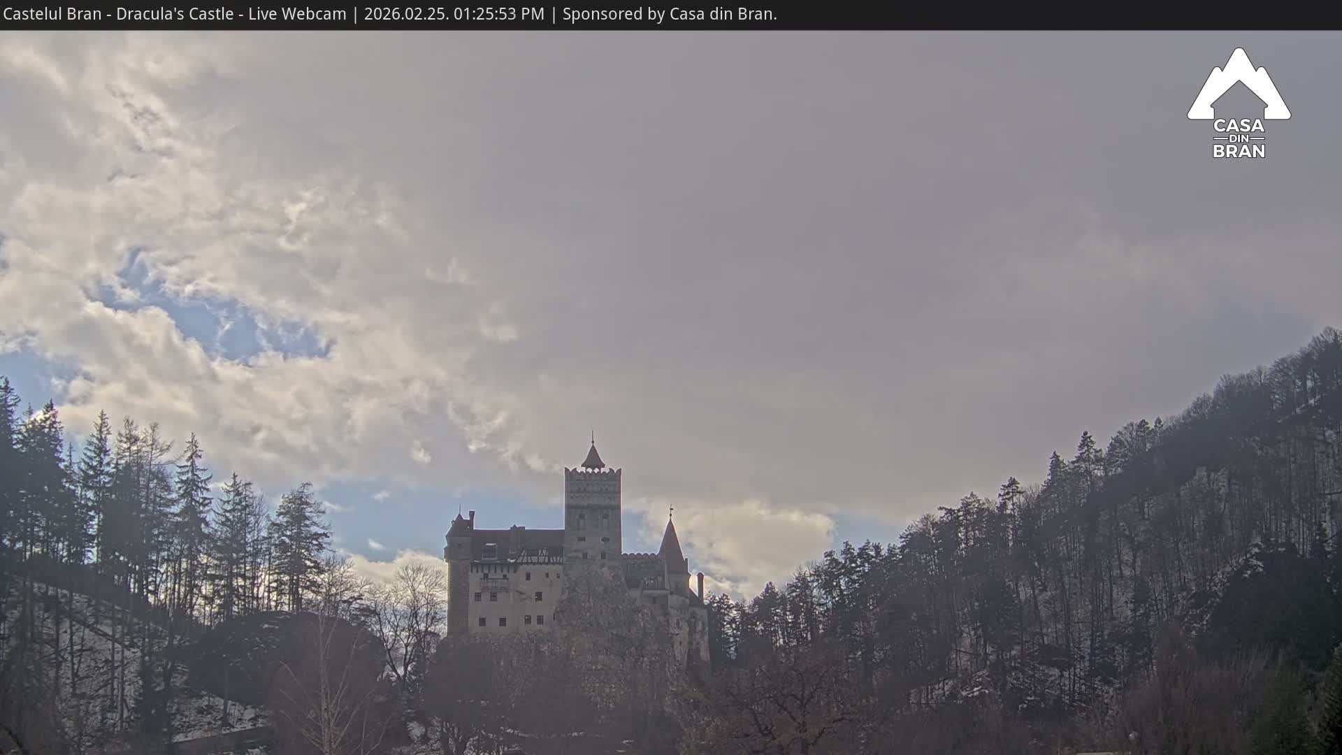 Bran, Dracula's Castle ( Castelul Bran) Live Cam - Bran, Braşov, Romania