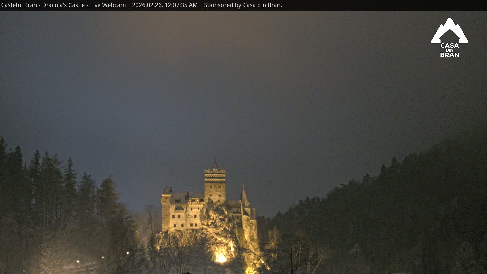 Bran, Dracula's Castle ( Castelul Bran) Live Cam - Bran, Braşov, Romania