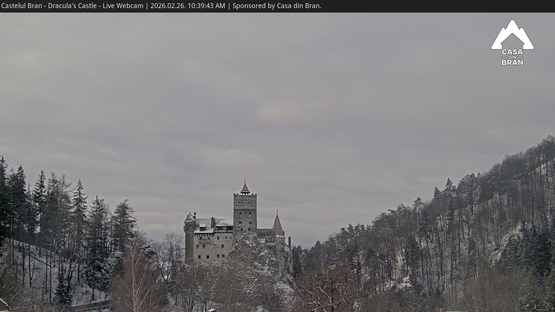 Bran, Dracula's Castle ( Castelul Bran) Live Cam - Bran, Braşov, Romania