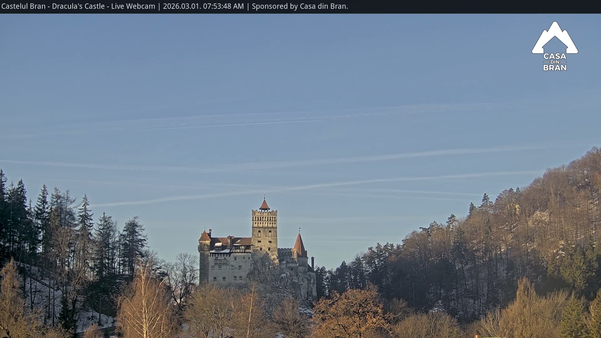 Bran, Dracula's Castle ( Castelul Bran) Live Cam - Bran, Braşov, Romania