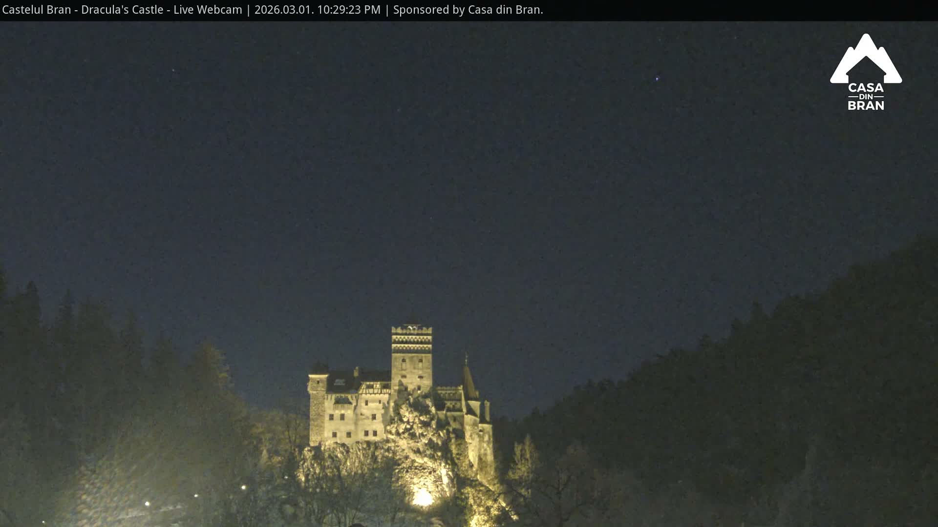 Bran, Dracula's Castle ( Castelul Bran) Live Cam - Bran, Braşov, Romania