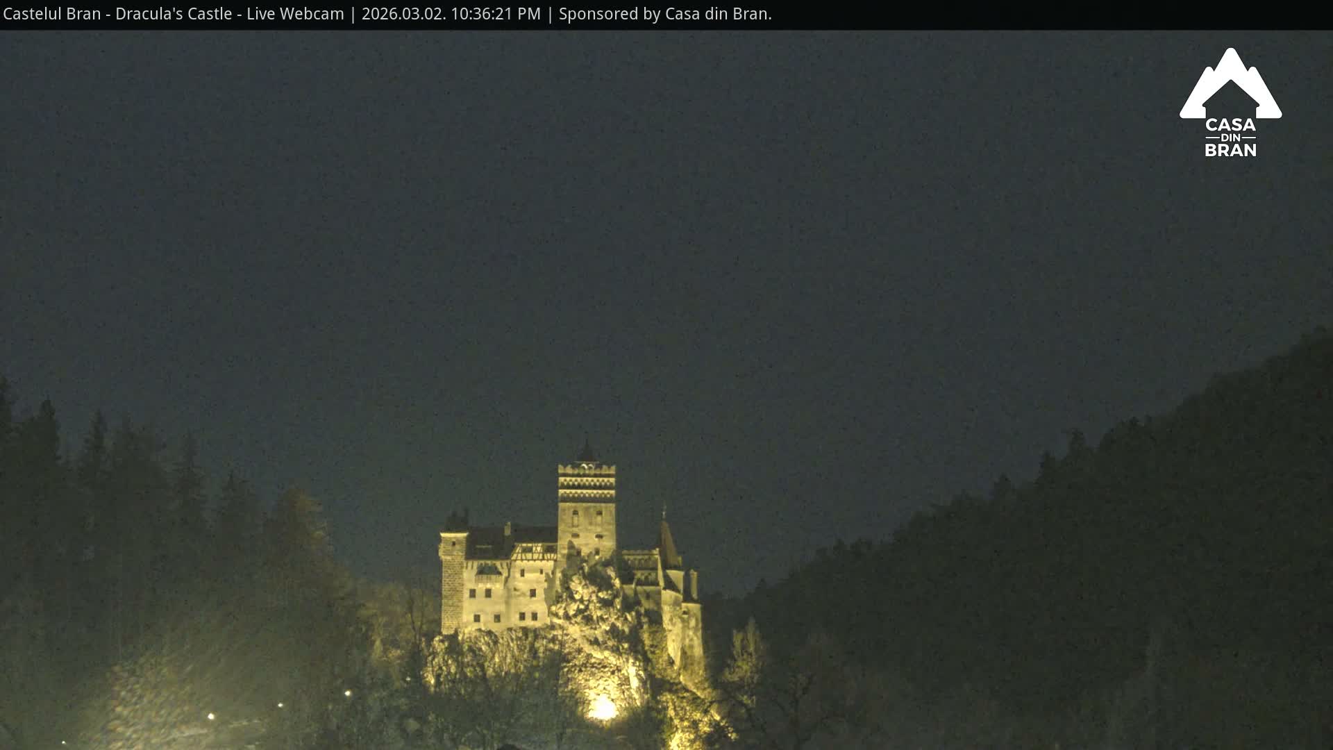 Bran, Dracula's Castle ( Castelul Bran) Live Cam - Bran, Braşov, Romania
