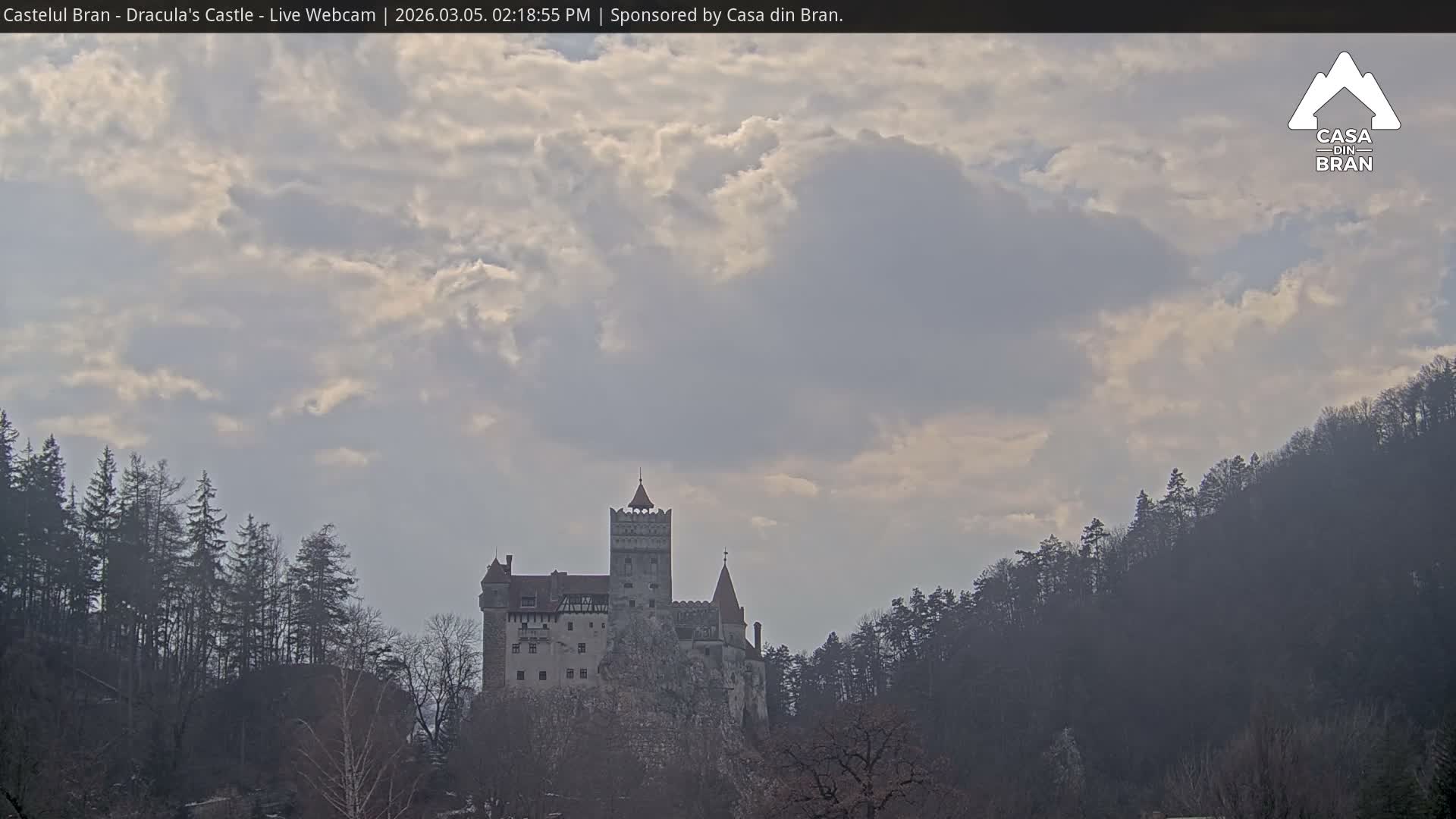 Bran, Dracula's Castle ( Castelul Bran) Live Cam - Bran, Braşov, Romania
