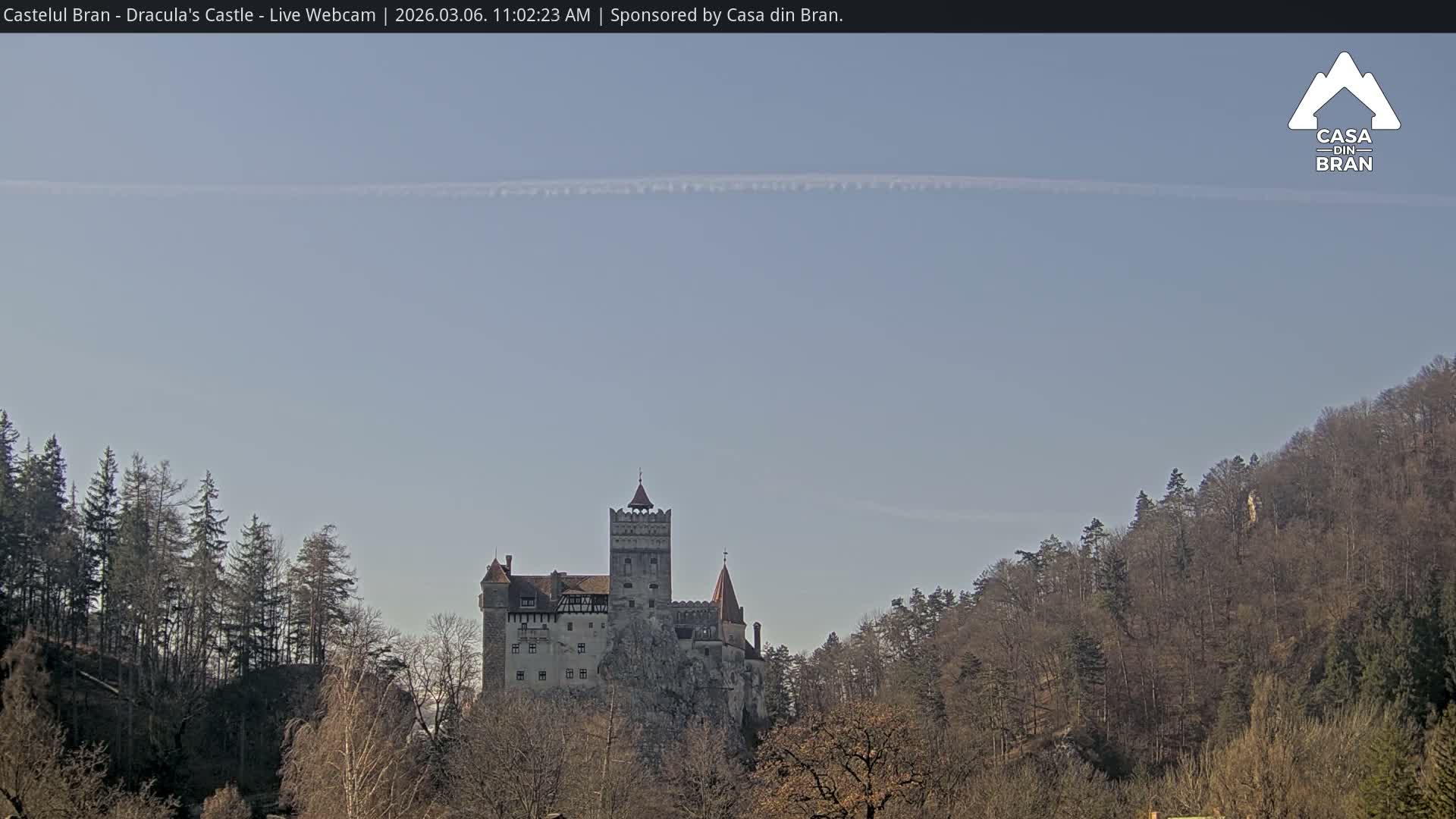 Bran, Dracula's Castle ( Castelul Bran) Live Cam - Bran, Braşov, Romania