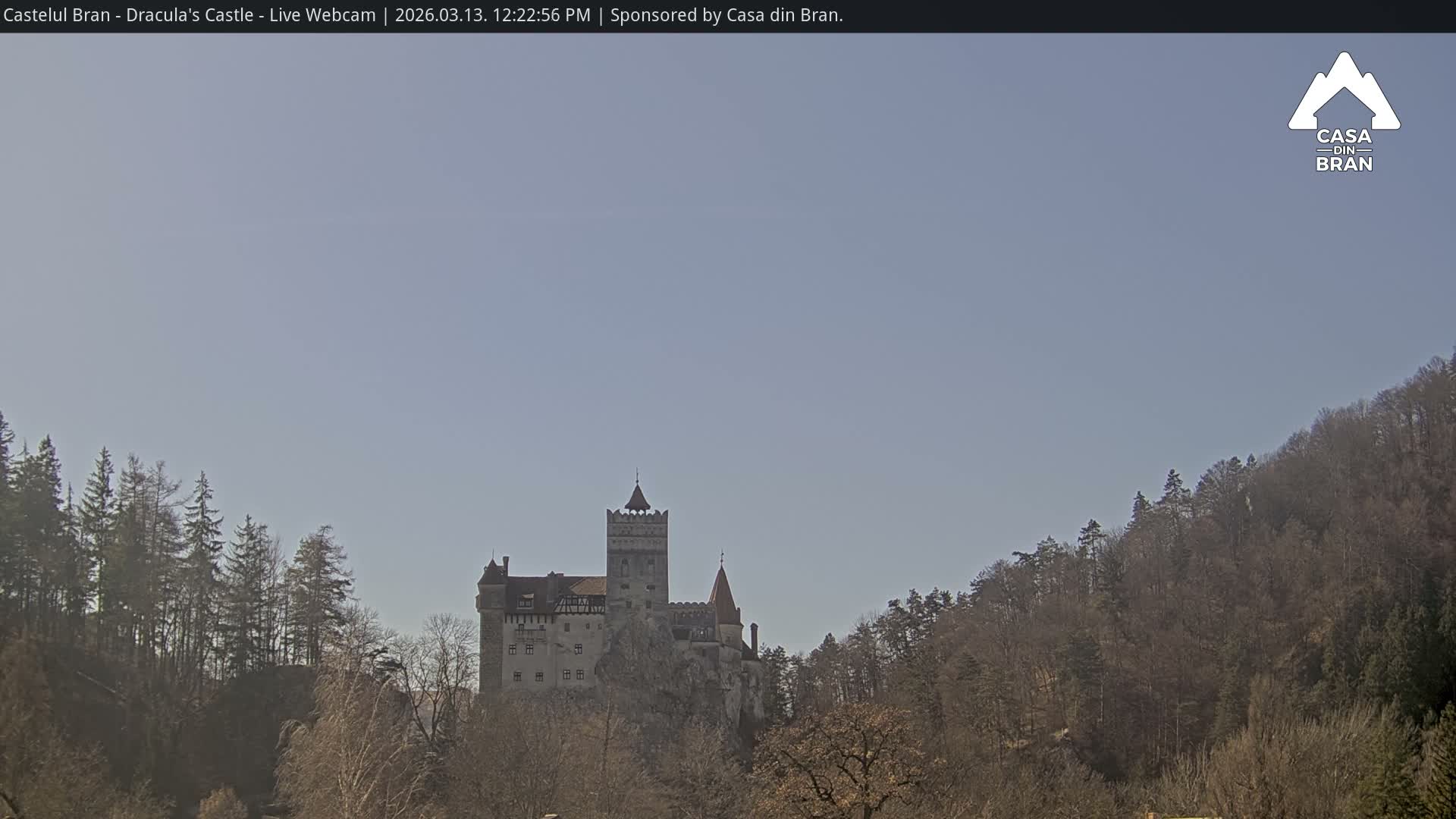 Bran, Dracula's Castle ( Castelul Bran) Live Cam - Bran, Braşov, Romania