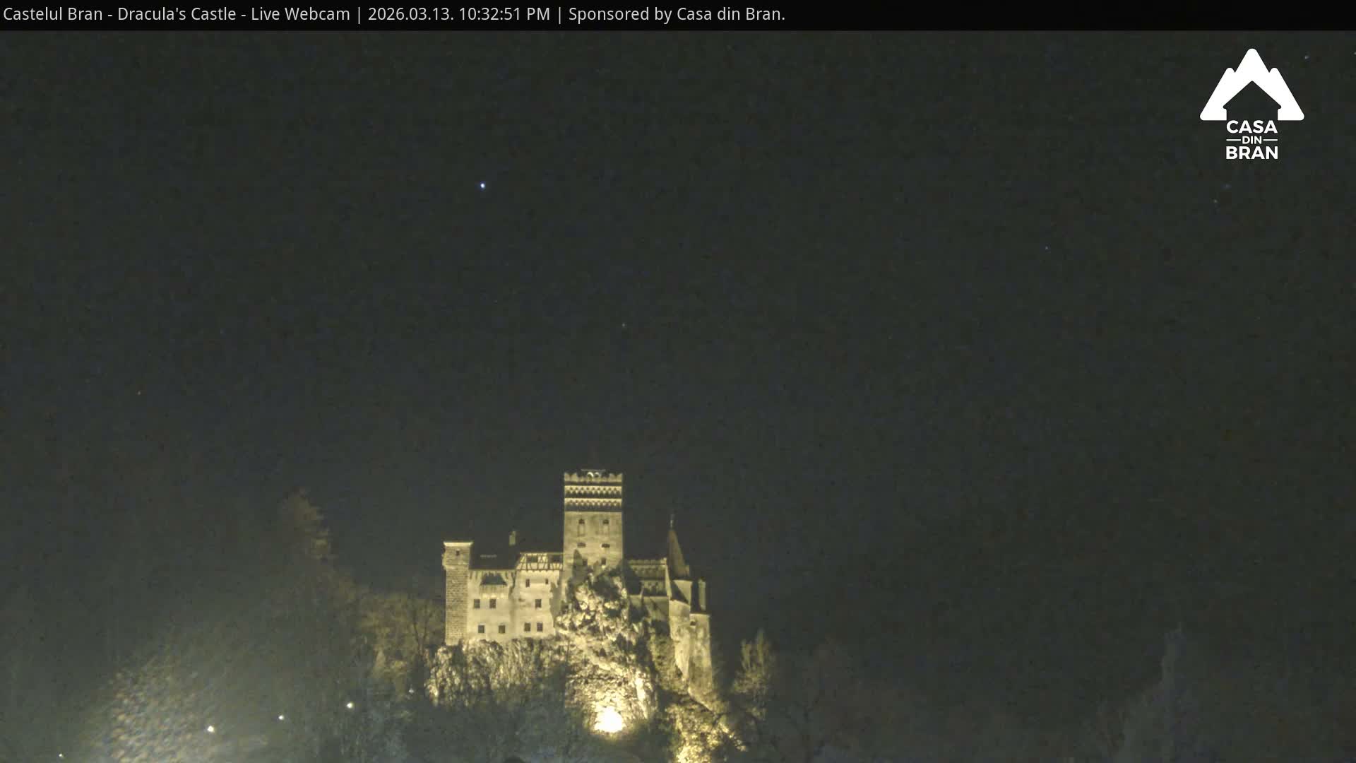 Bran, Dracula's Castle ( Castelul Bran) Live Cam - Bran, Braşov, Romania