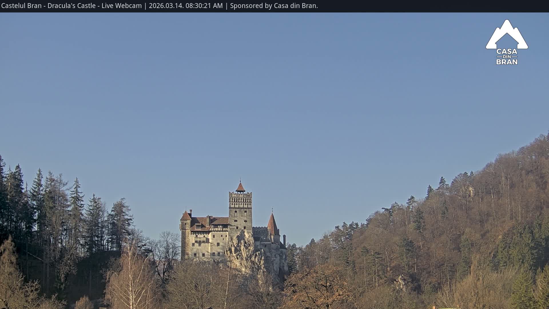 Bran, Dracula's Castle ( Castelul Bran) Live Cam - Bran, Braşov, Romania