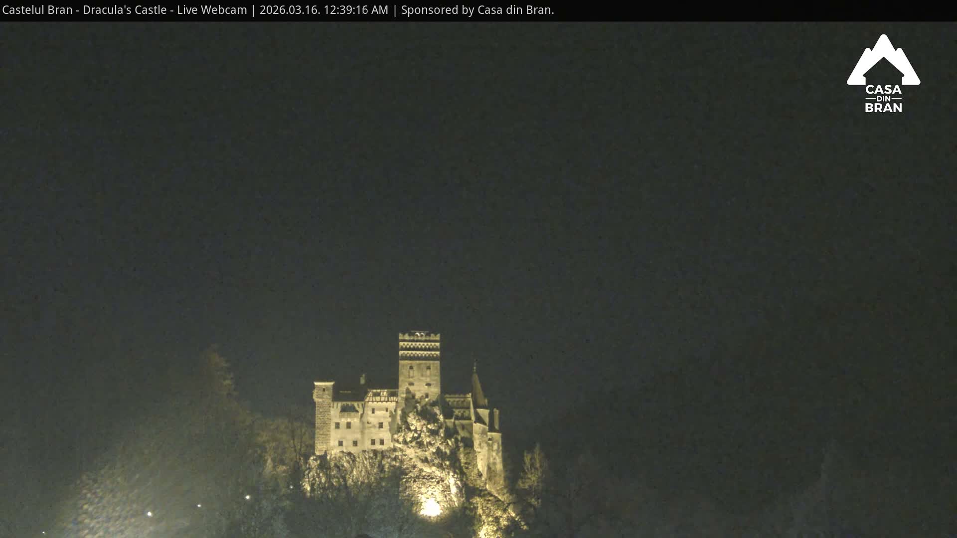Bran, Dracula's Castle ( Castelul Bran) Live Cam - Bran, Braşov, Romania