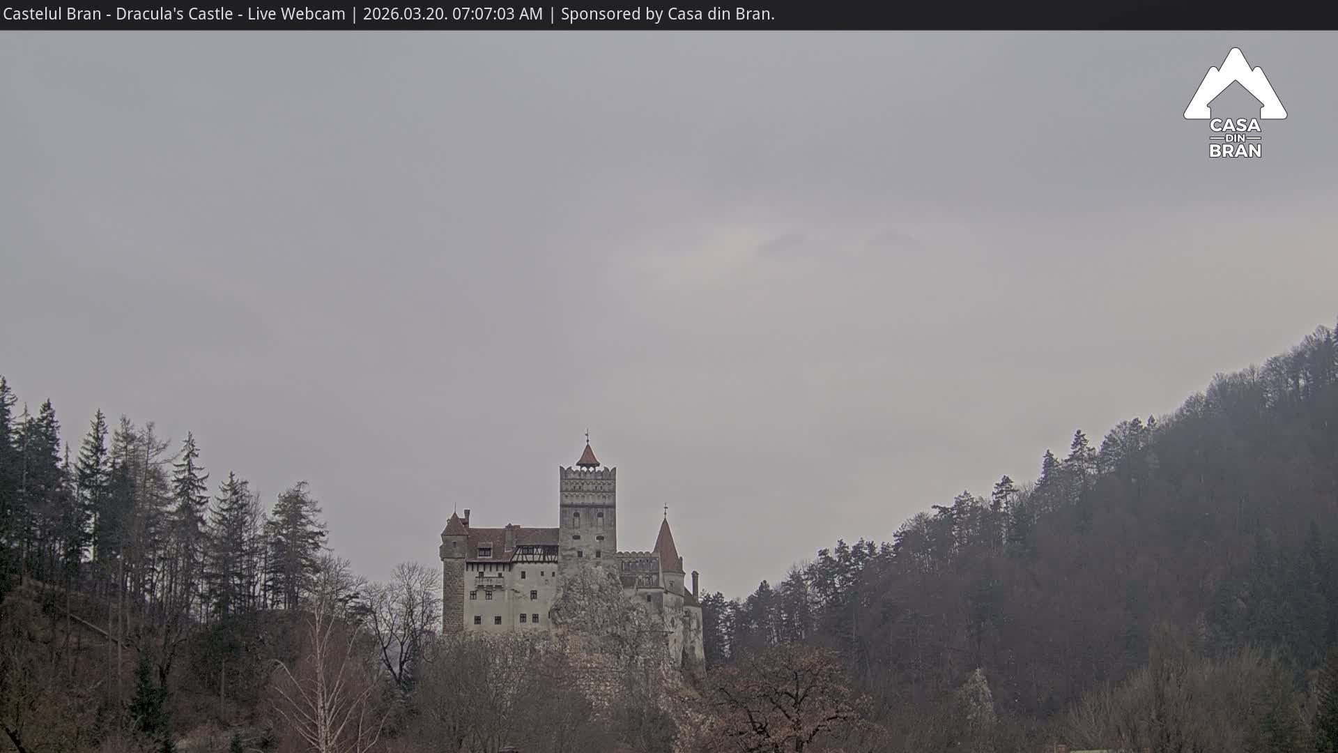Bran, Dracula's Castle ( Castelul Bran) Live Cam - Bran, Braşov, Romania