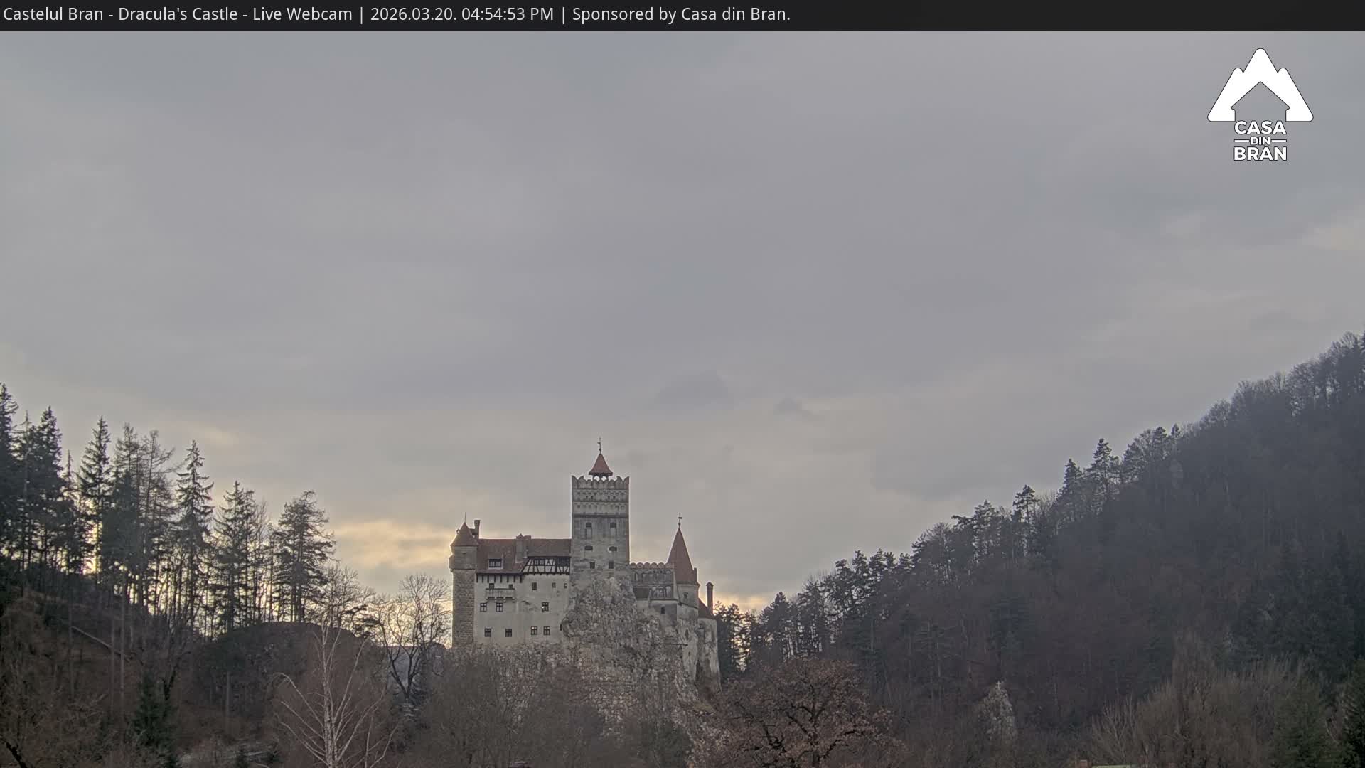Bran, Dracula's Castle ( Castelul Bran) Live Cam - Bran, Braşov, Romania